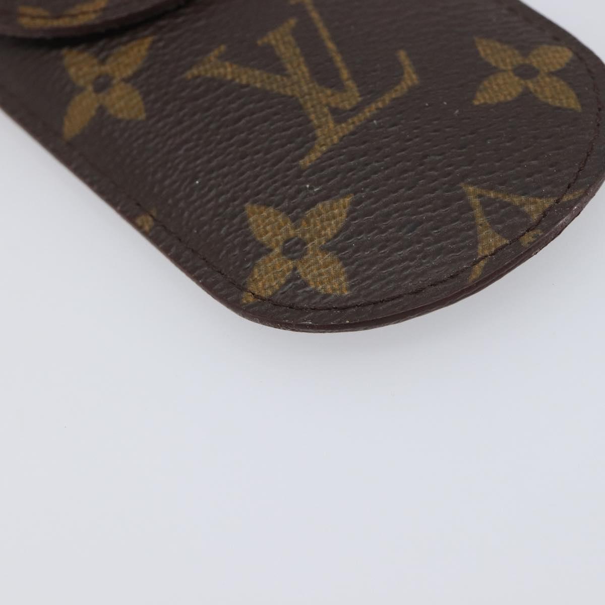 LOUIS VUITTON Monogram Etui Stylo Pen Case M62990 LV Auth BA15503