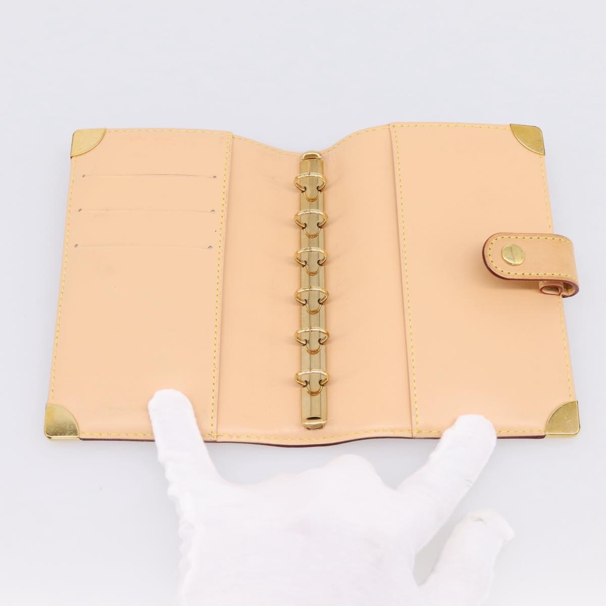 LOUIS VUITTON Monogram Multicolor Agenda PM Planner Black R20895 Auth BA15508V