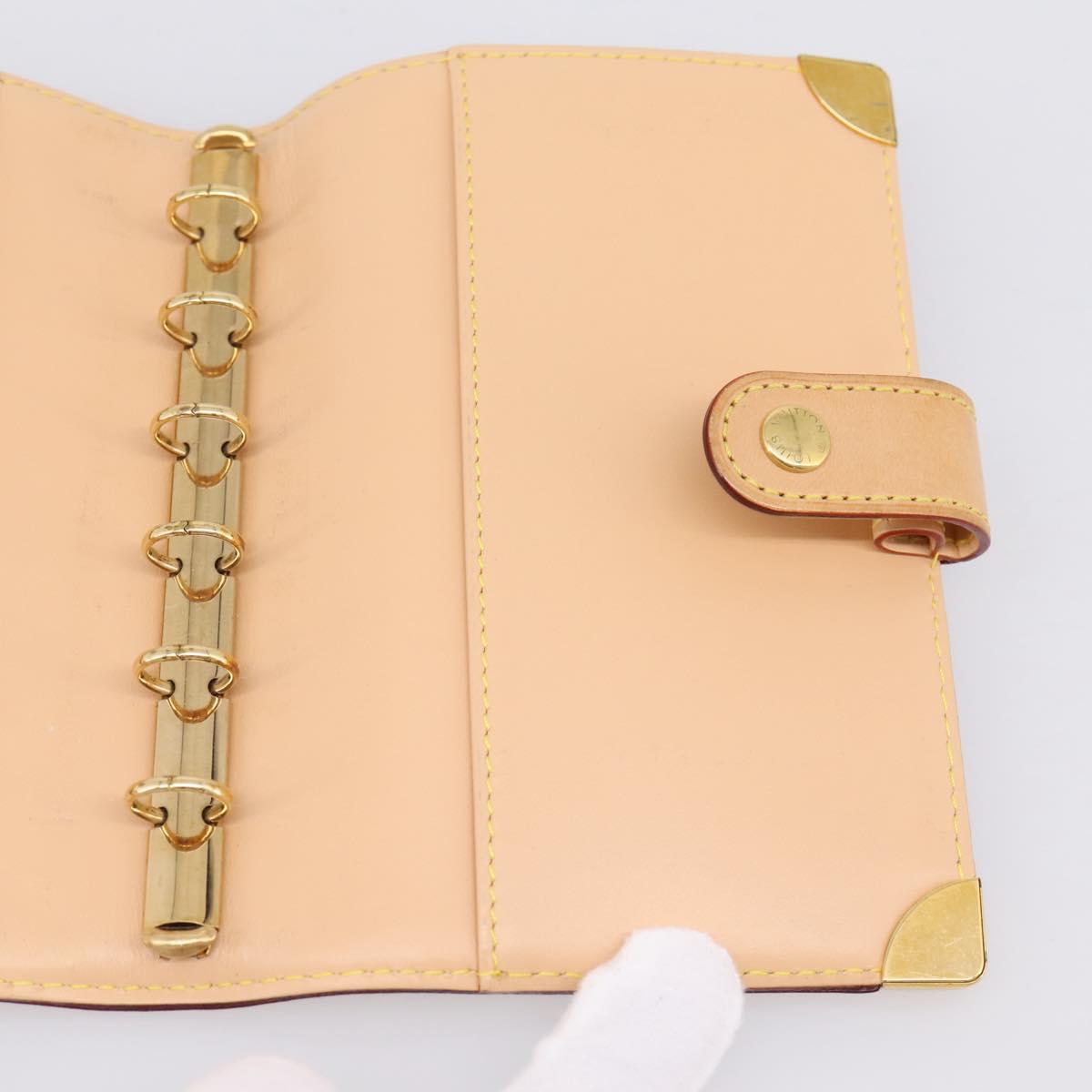 LOUIS VUITTON Monogram Multicolor Agenda PM Planner Black R20895 Auth BA15508V