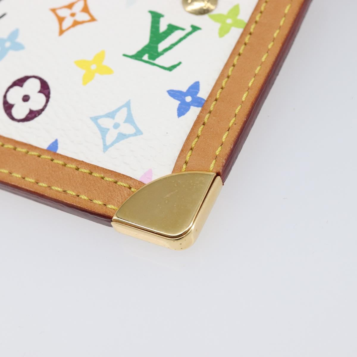 LOUIS VUITTON Monogram Multicolor Pochette Cles Coin Purse M92655 Auth BA15510V