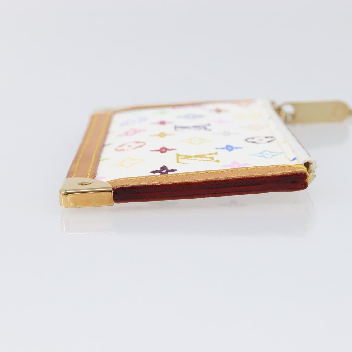 LOUIS VUITTON Monogram Multicolor Pochette Cles Coin Purse M92655 Auth BA15510V