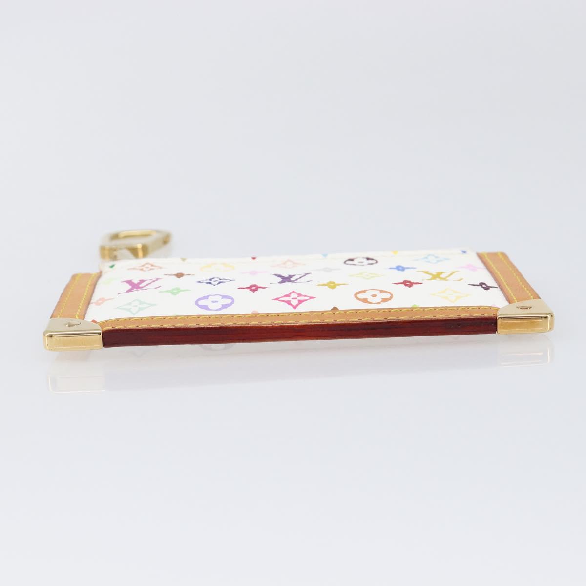 LOUIS VUITTON Monogram Multicolor Pochette Cles Coin Purse M92655 Auth BA15510V