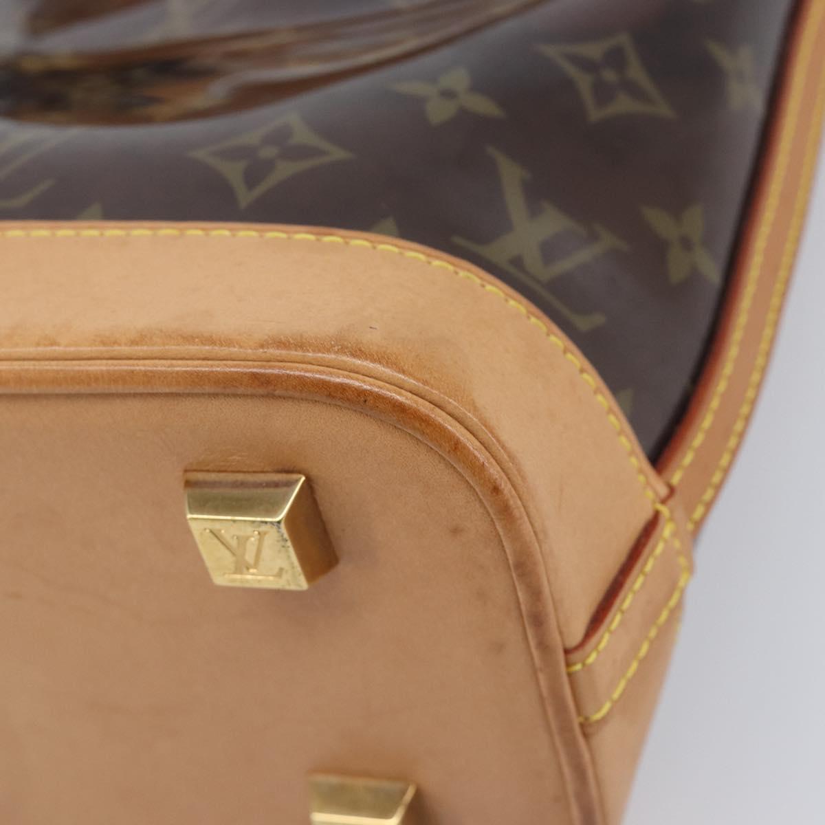 LOUIS VUITTON Monogram Vinyl Cabas Amble PM Hand Bag M92502 LV Auth BA15513V