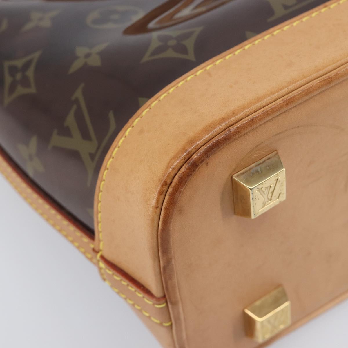 LOUIS VUITTON Monogram Vinyl Cabas Amble PM Hand Bag M92502 LV Auth BA15513V