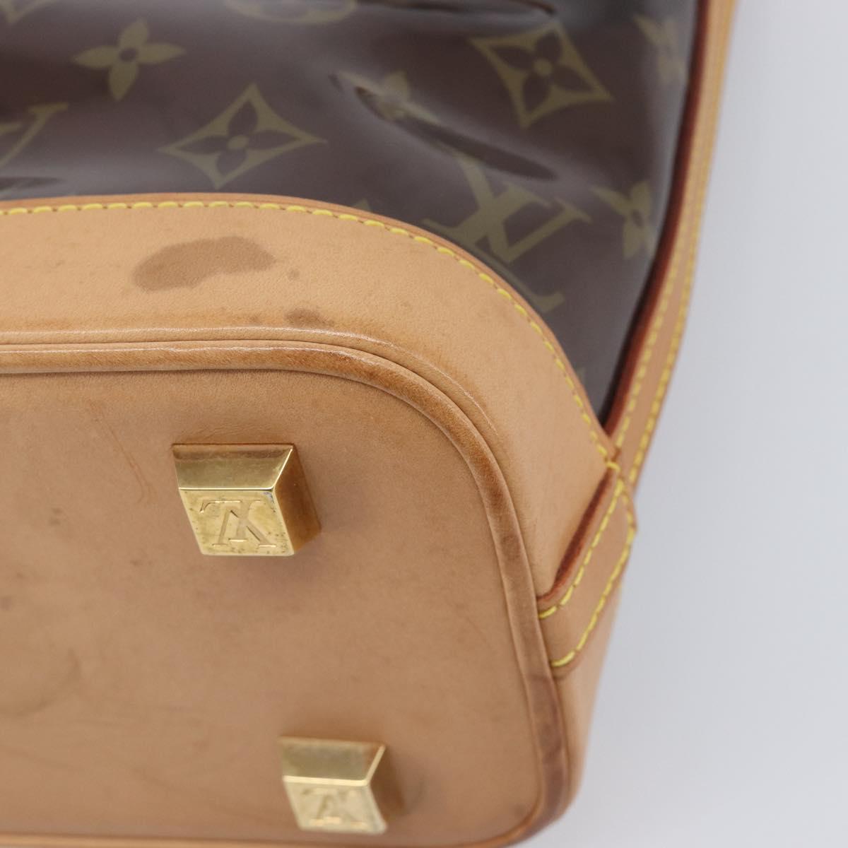 LOUIS VUITTON Monogram Vinyl Cabas Amble PM Hand Bag M92502 LV Auth BA15513V