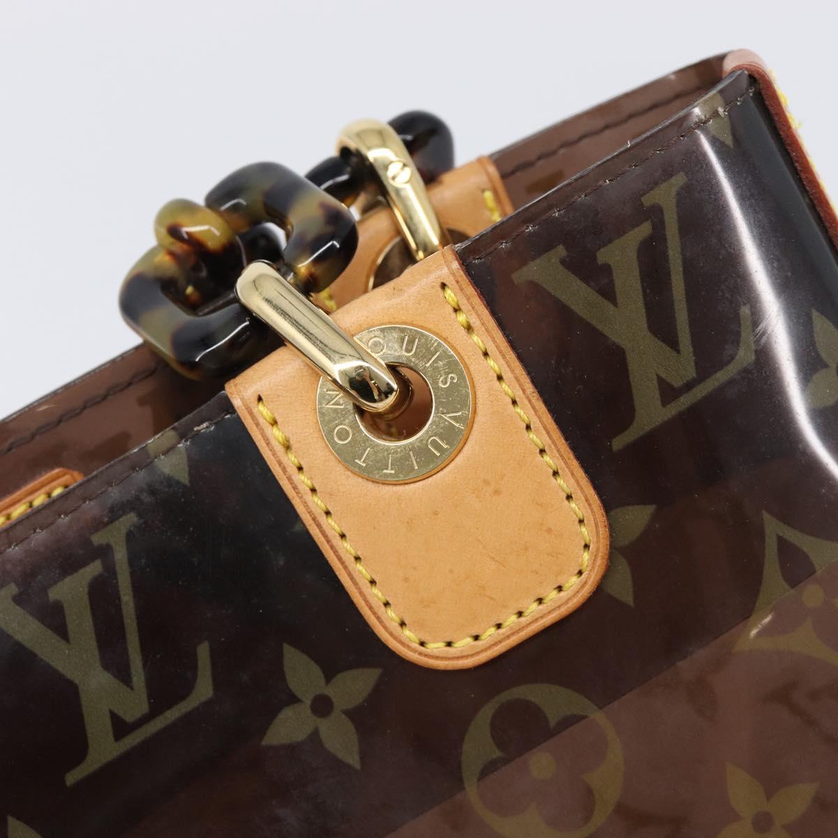 LOUIS VUITTON Monogram Vinyl Cabas Amble PM Hand Bag M92502 LV Auth BA15513V