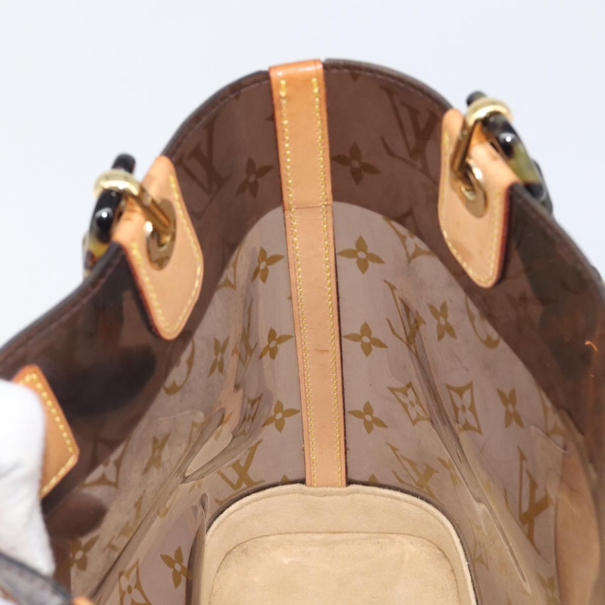 LOUIS VUITTON Monogram Vinyl Cabas Amble PM Hand Bag M92502 LV Auth BA15513V