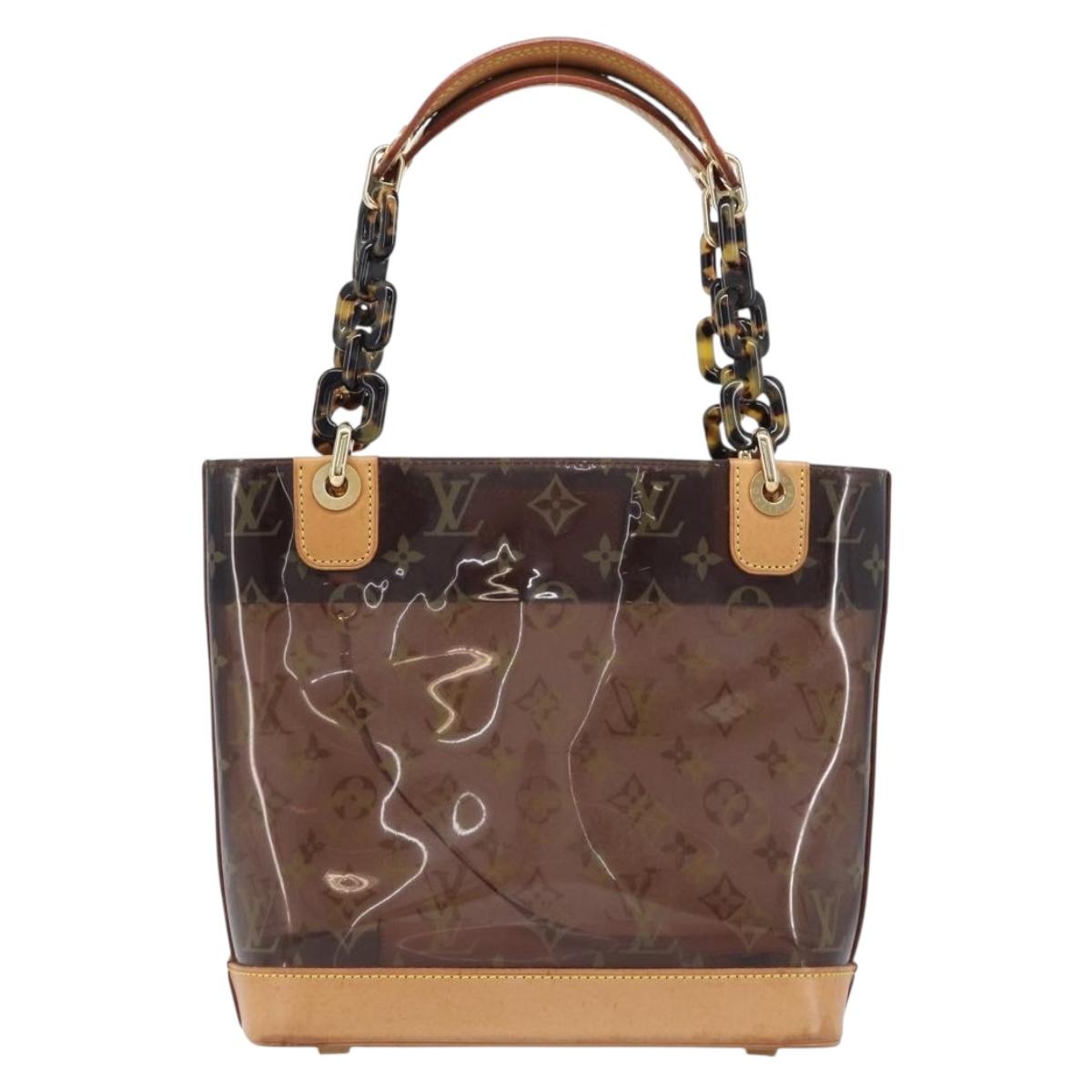LOUIS VUITTON Monogram Vinyl Cabas Amble PM Hand Bag M92502 LV Auth BA15513V