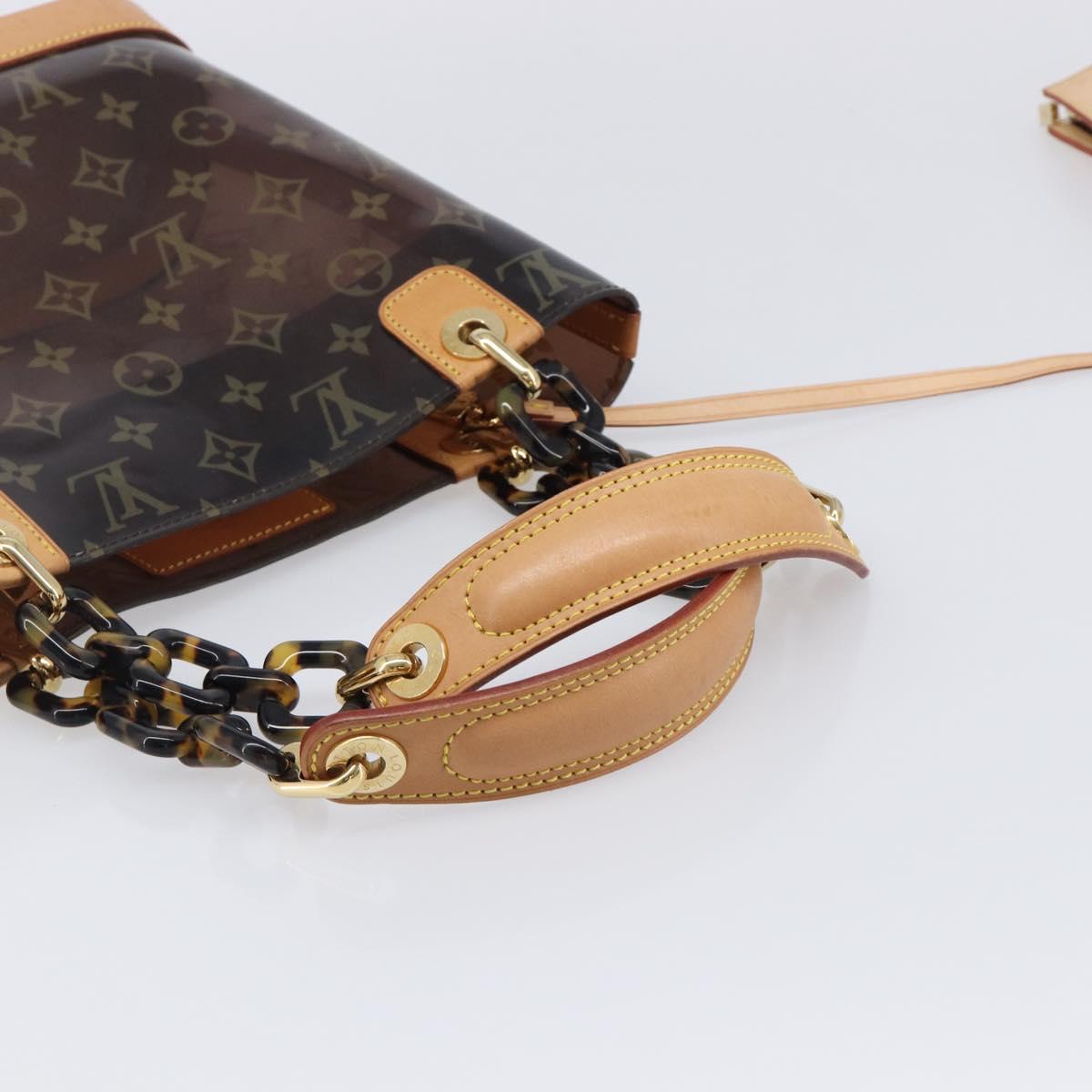 LOUIS VUITTON Monogram Vinyl Cabas Amble PM Hand Bag M92502 LV Auth BA15513V
