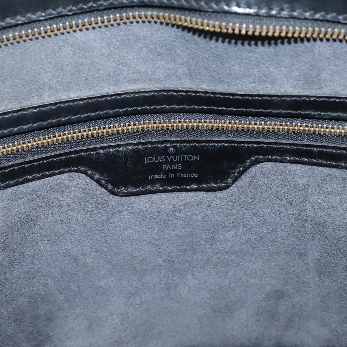 LOUIS VUITTON Epi Saint Jacques Shopping Shoulder Bag Black M52262 Auth BA15516