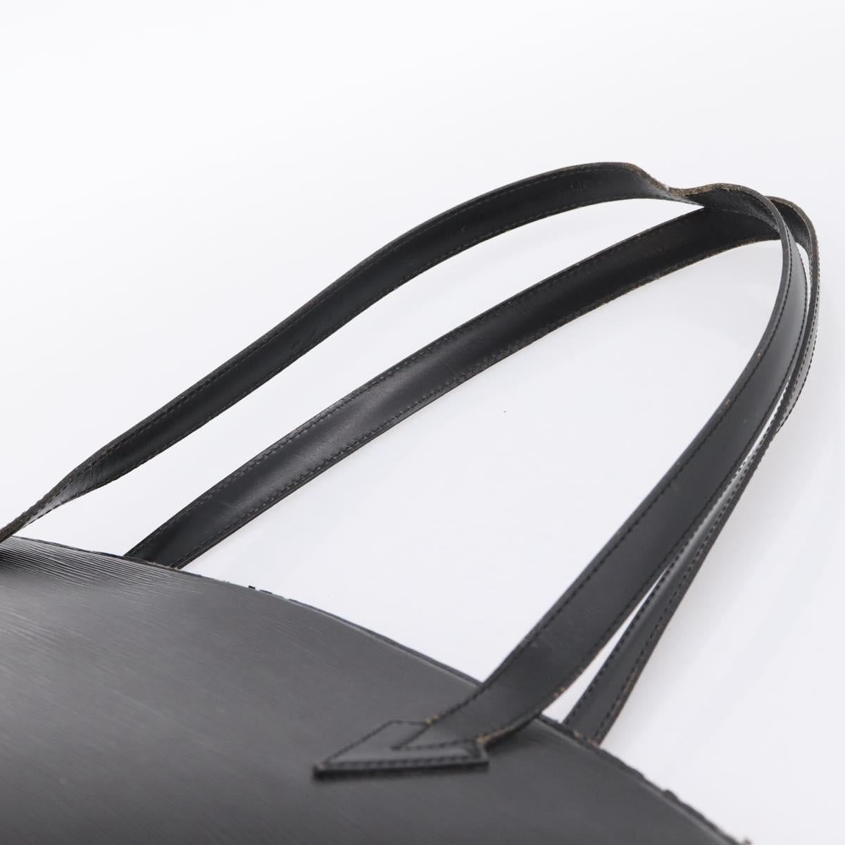 LOUIS VUITTON Epi Saint Jacques Shopping Shoulder Bag Black M52262 Auth BA15516