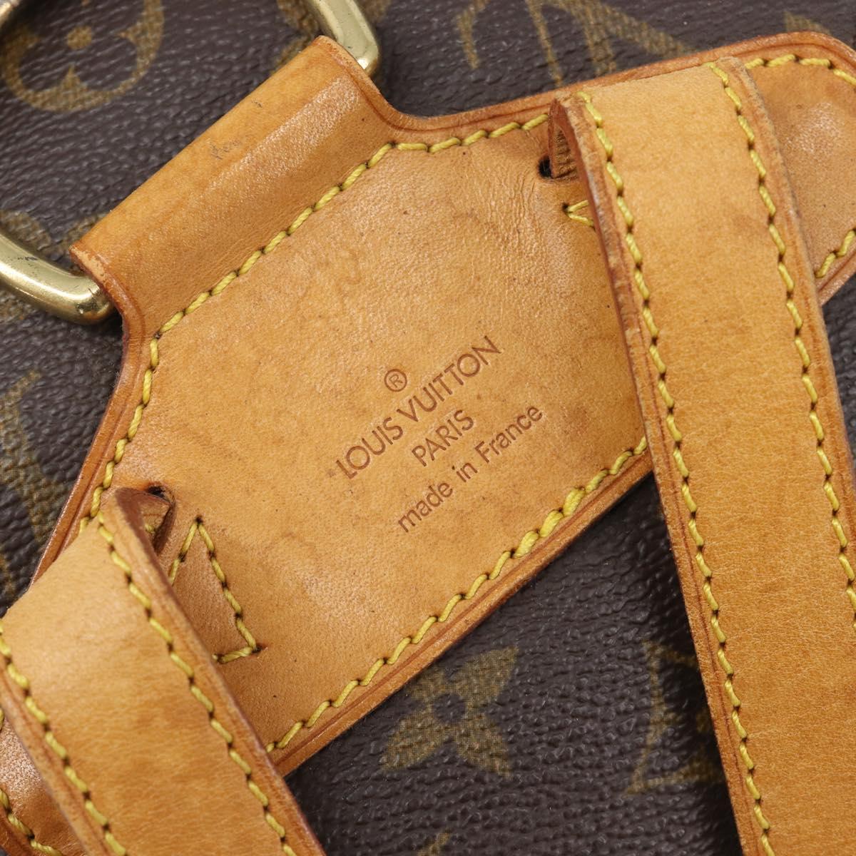 LOUIS VUITTON Monogram Montsouris MM Backpack M51136 LV Auth BA15520