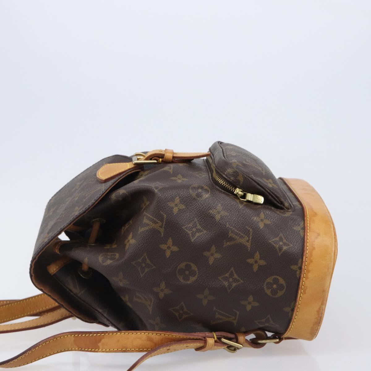 LOUIS VUITTON Monogram Montsouris MM Backpack M51136 LV Auth BA15520
