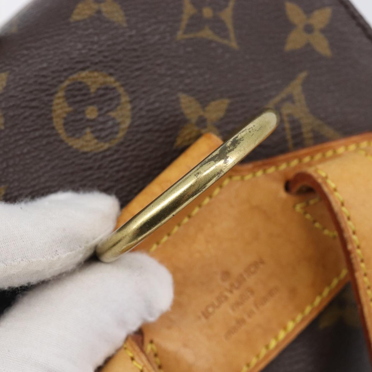 LOUIS VUITTON Monogram Montsouris MM Backpack M51136 LV Auth BA15520