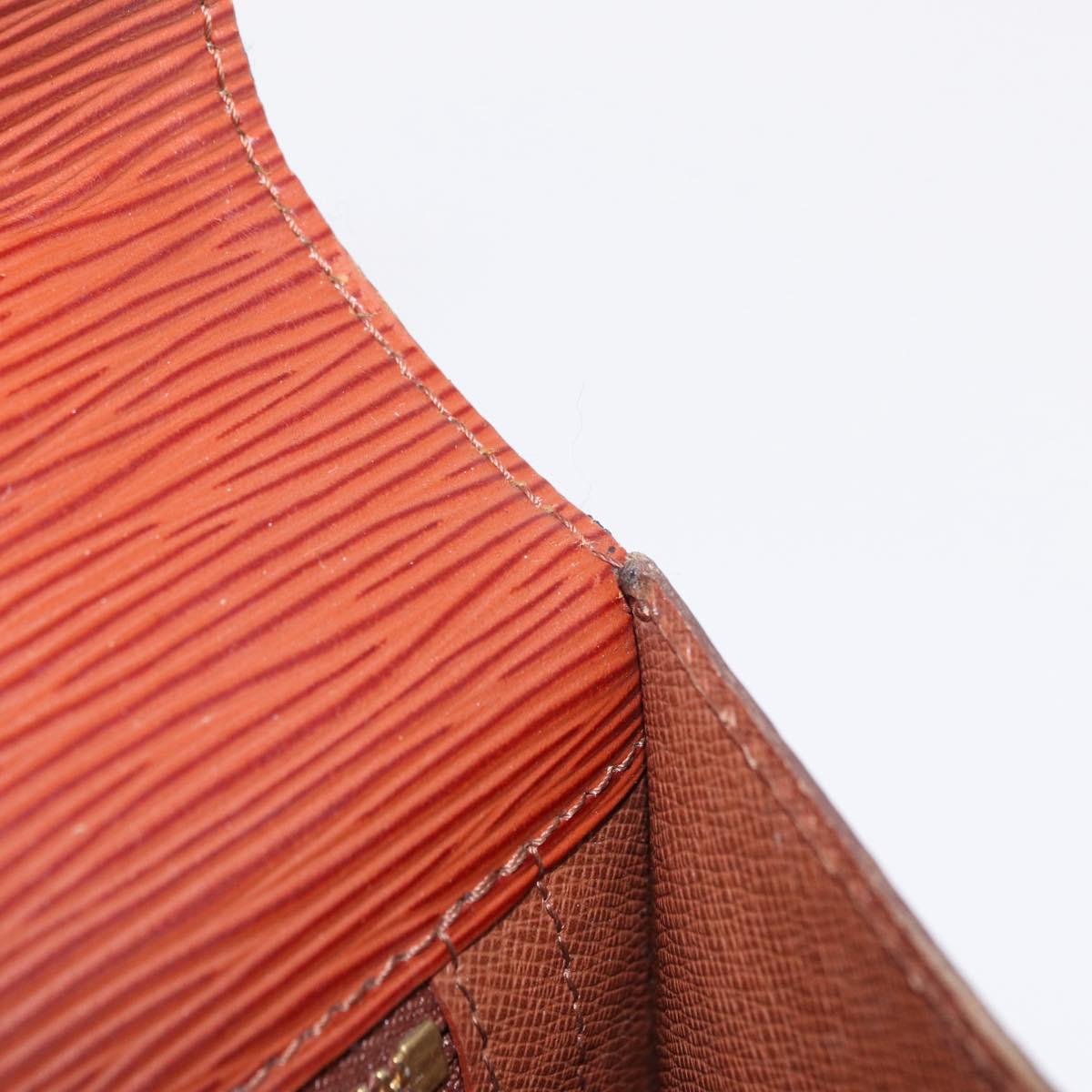 LOUIS VUITTON Epi Monceau 28 Hand Bag Brown M52123 LV Auth BA15521