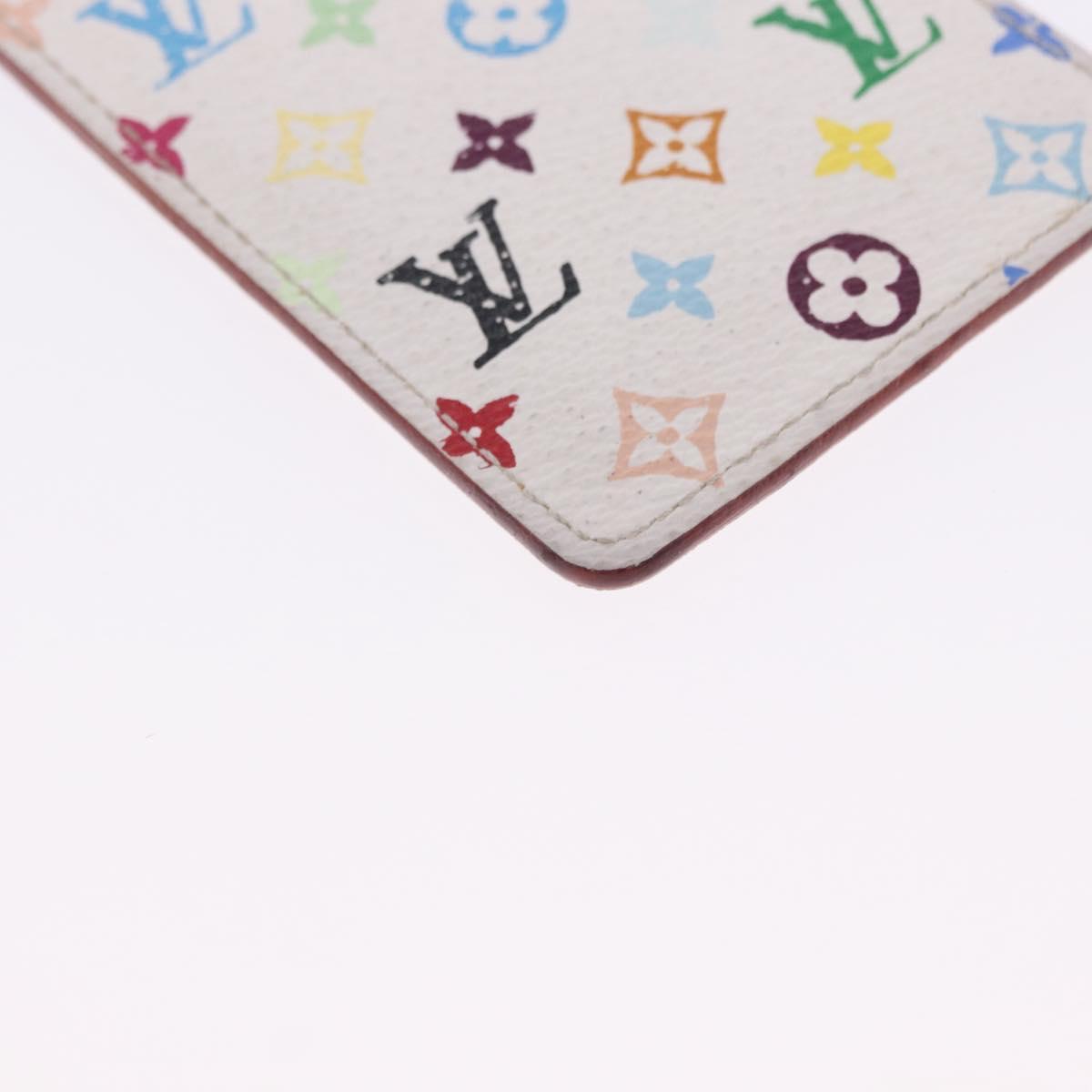 LOUIS VUITTON Monogram Multicolor Etui Miroir Mirror White M92651 Auth BA15522
