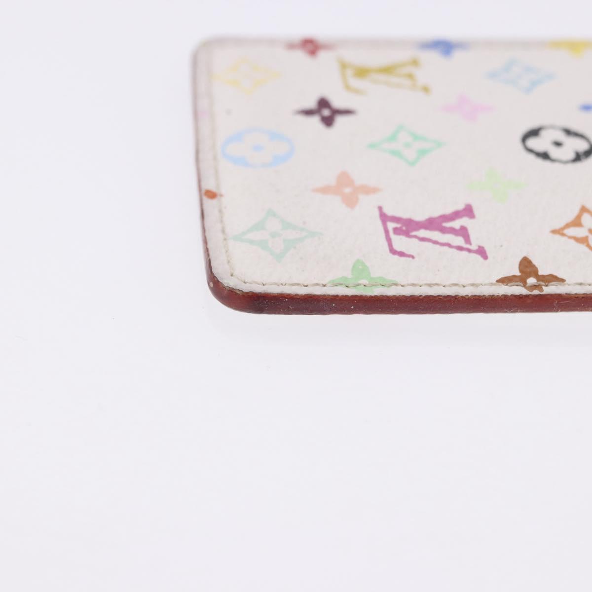 LOUIS VUITTON Monogram Multicolor Etui Miroir Mirror White M92651 Auth BA15522