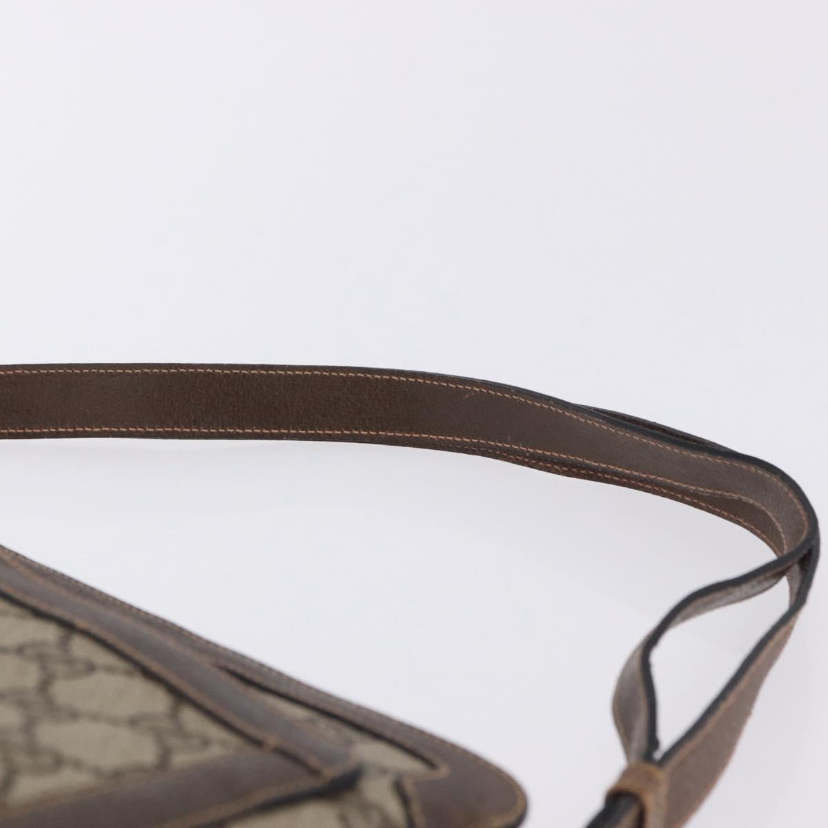 GUCCI GG Supreme Web Sherry Line Shoulder Bag PVC Beige 904 02 013 Auth BA15524