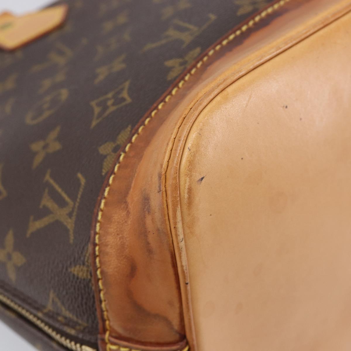 LOUIS VUITTON Monogram Alma Hand Bag M51130 LV Auth BA15537