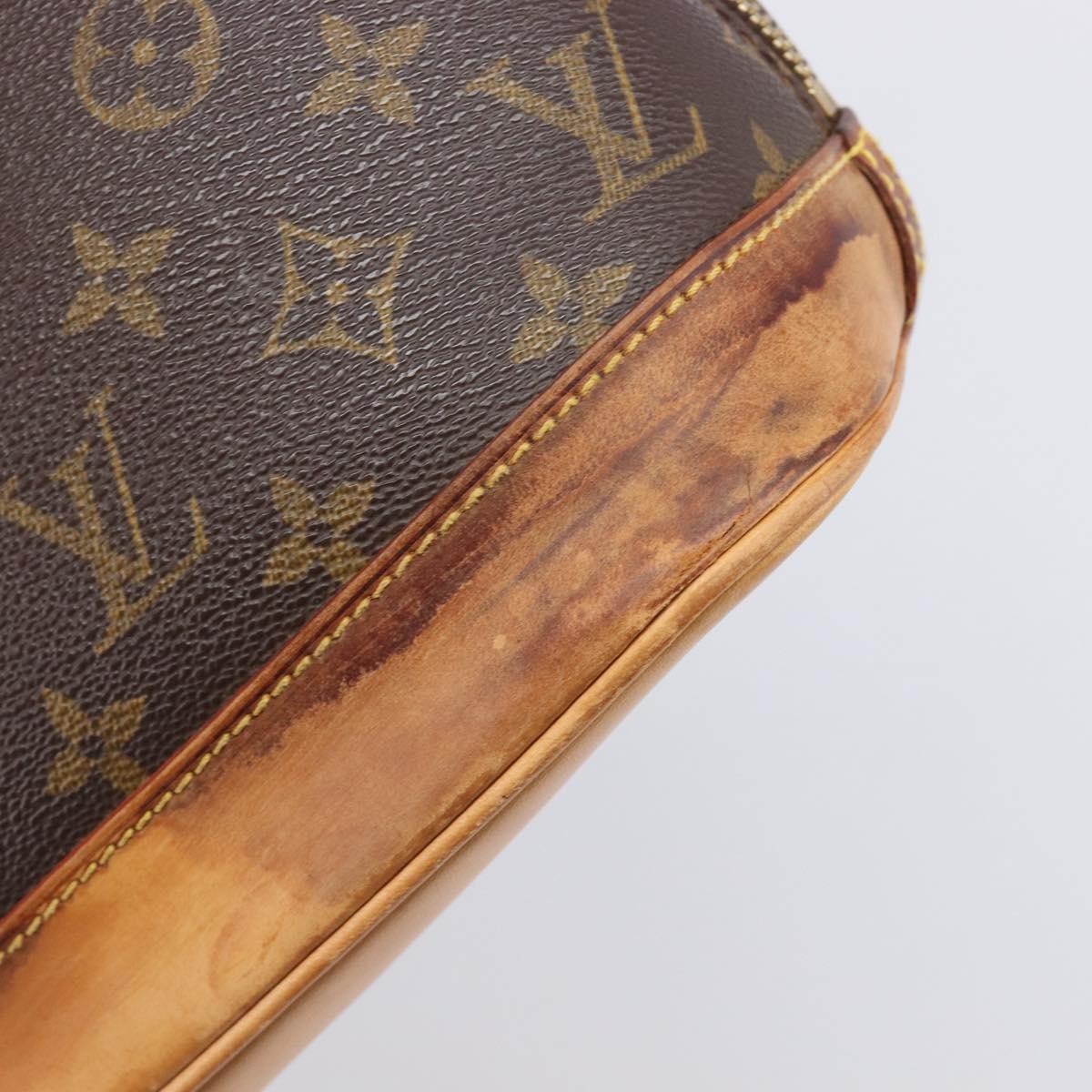 LOUIS VUITTON Monogram Alma Hand Bag M51130 LV Auth BA15537