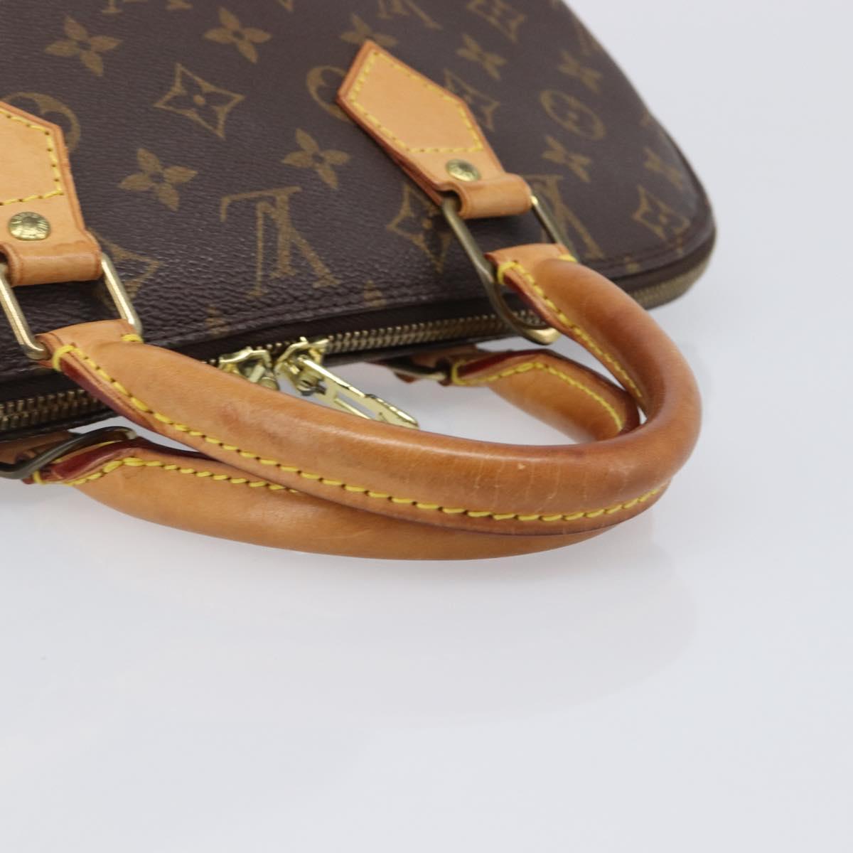 LOUIS VUITTON Monogram Alma Hand Bag M51130 LV Auth BA15537