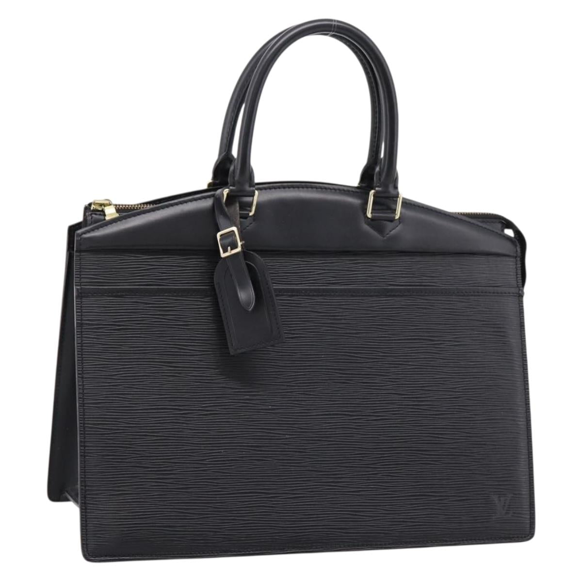 LOUIS VUITTON Epi Riviera Hand Bag Black M48182 LV Auth BA15538