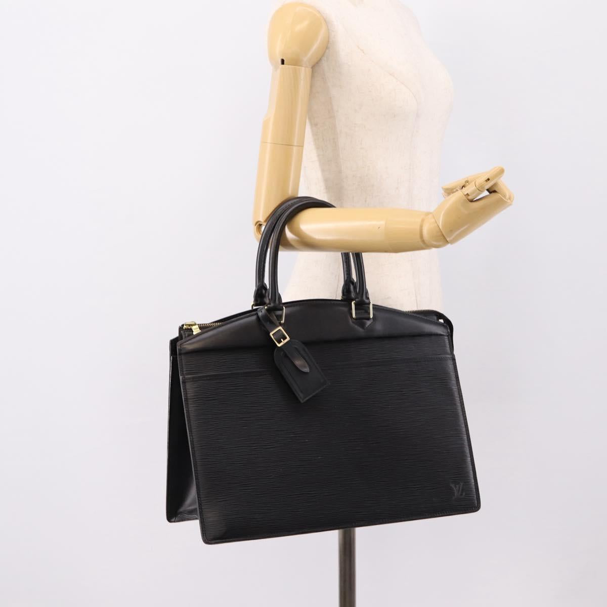 LOUIS VUITTON Epi Riviera Hand Bag Black M48182 LV Auth BA15538