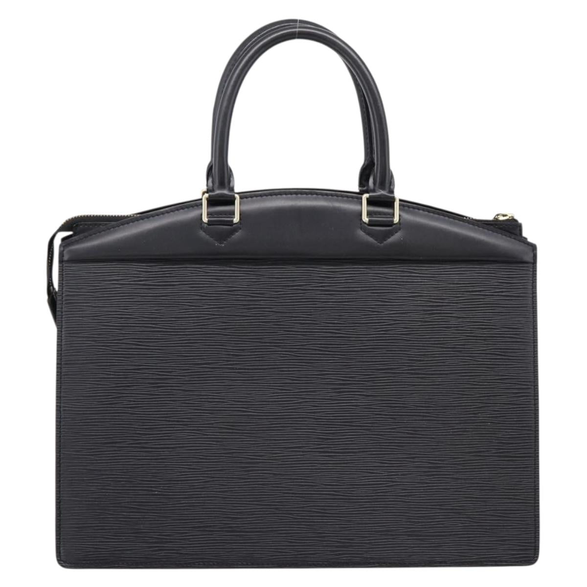 LOUIS VUITTON Epi Riviera Hand Bag Black M48182 LV Auth BA15538