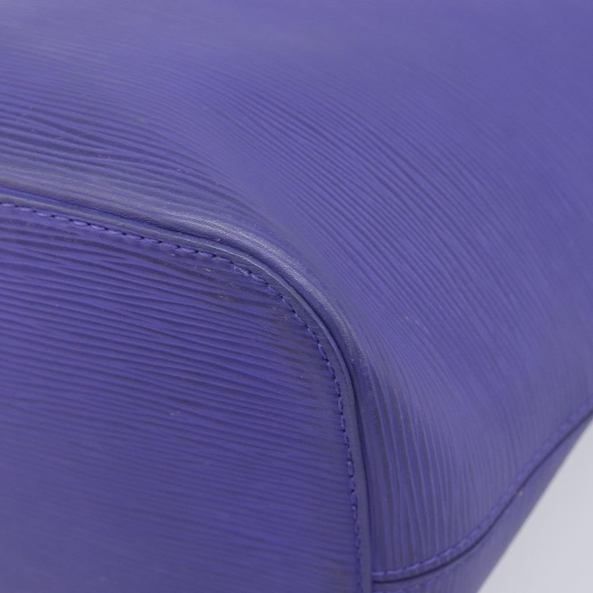 LOUIS VUITTON Epi Neverfull MM Tote Bag Purple Fig M40883 LV Auth BA15540A