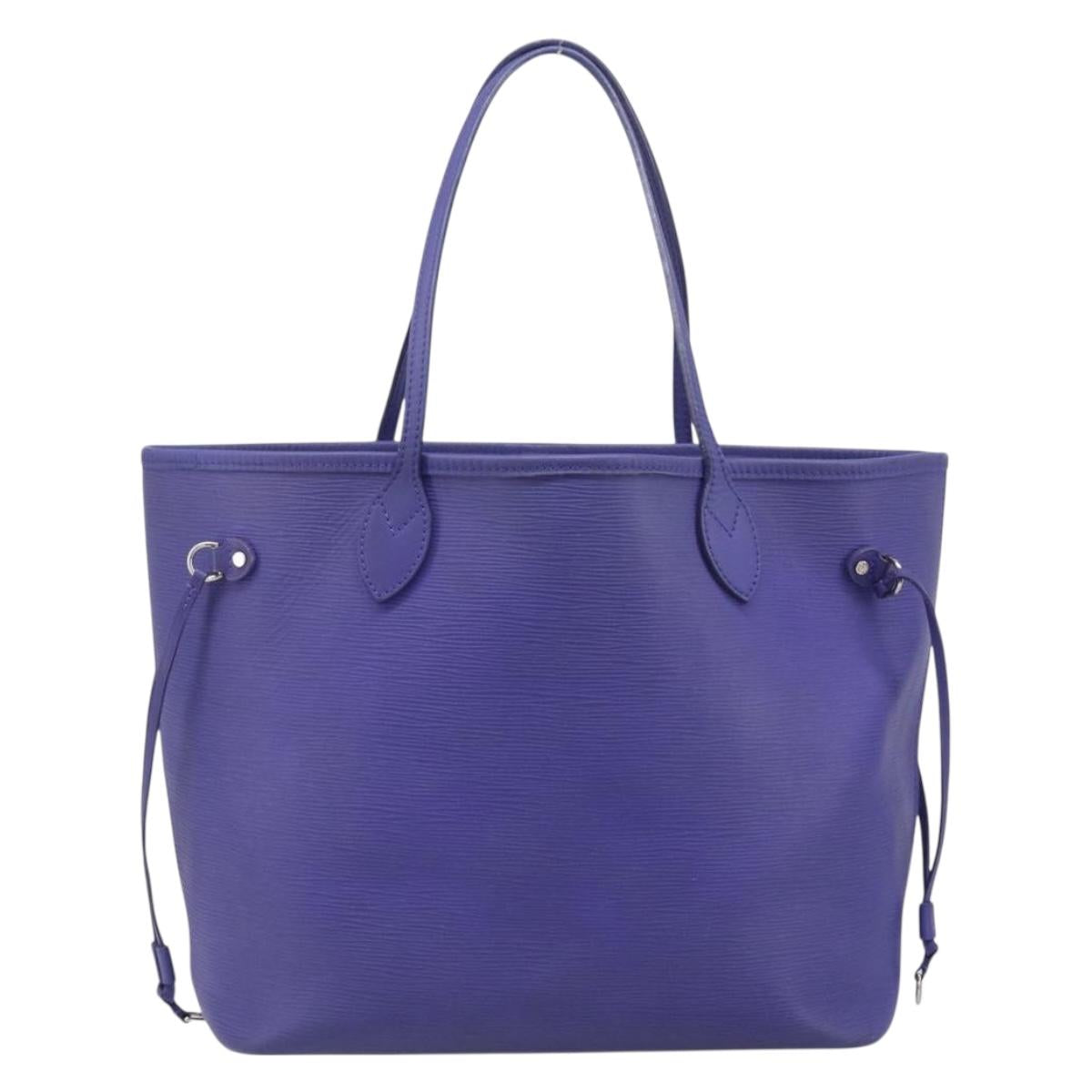 LOUIS VUITTON Epi Neverfull MM Tote Bag Purple Fig M40883 LV Auth BA15540A