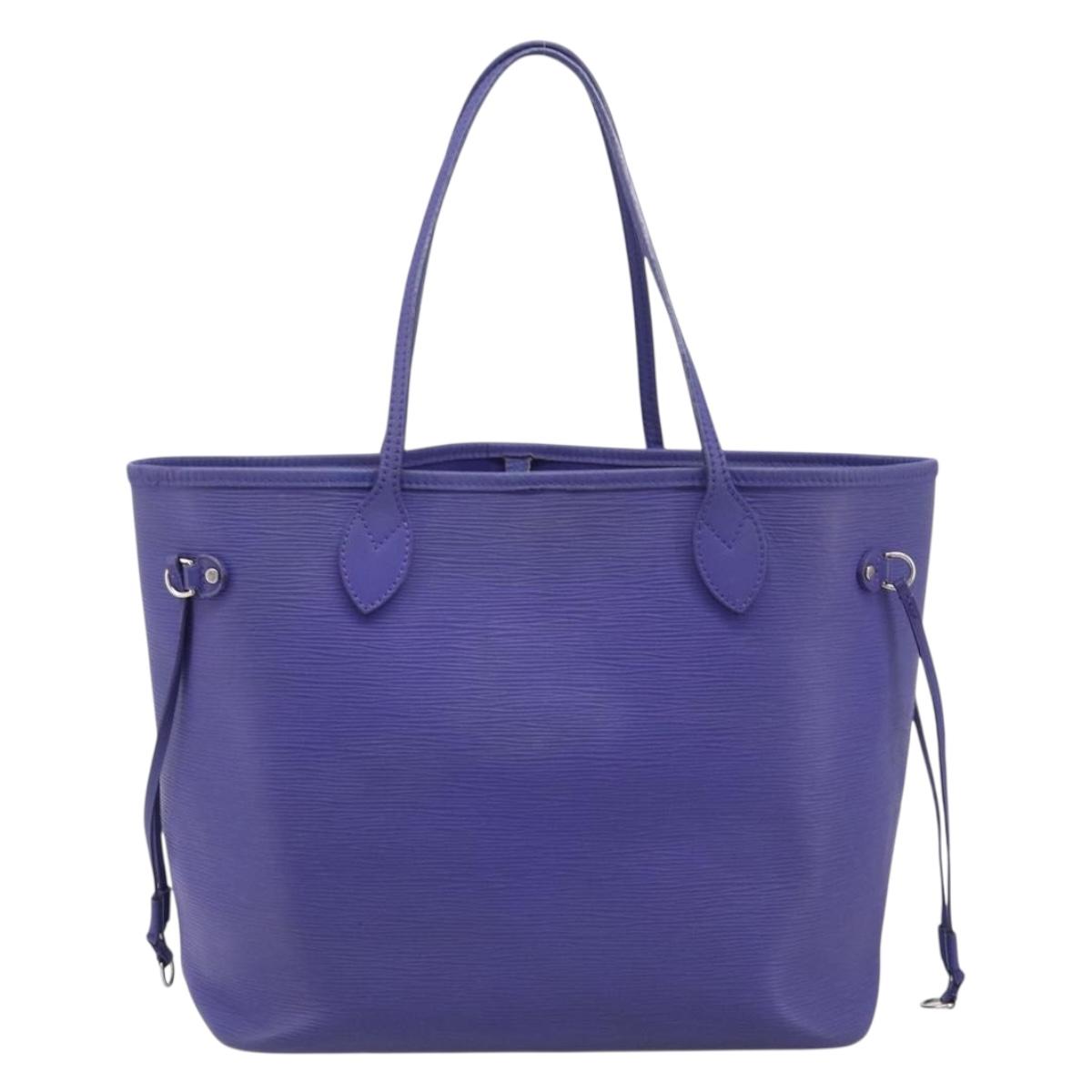 LOUIS VUITTON Epi Neverfull MM Tote Bag Purple Fig M40883 LV Auth BA15540A