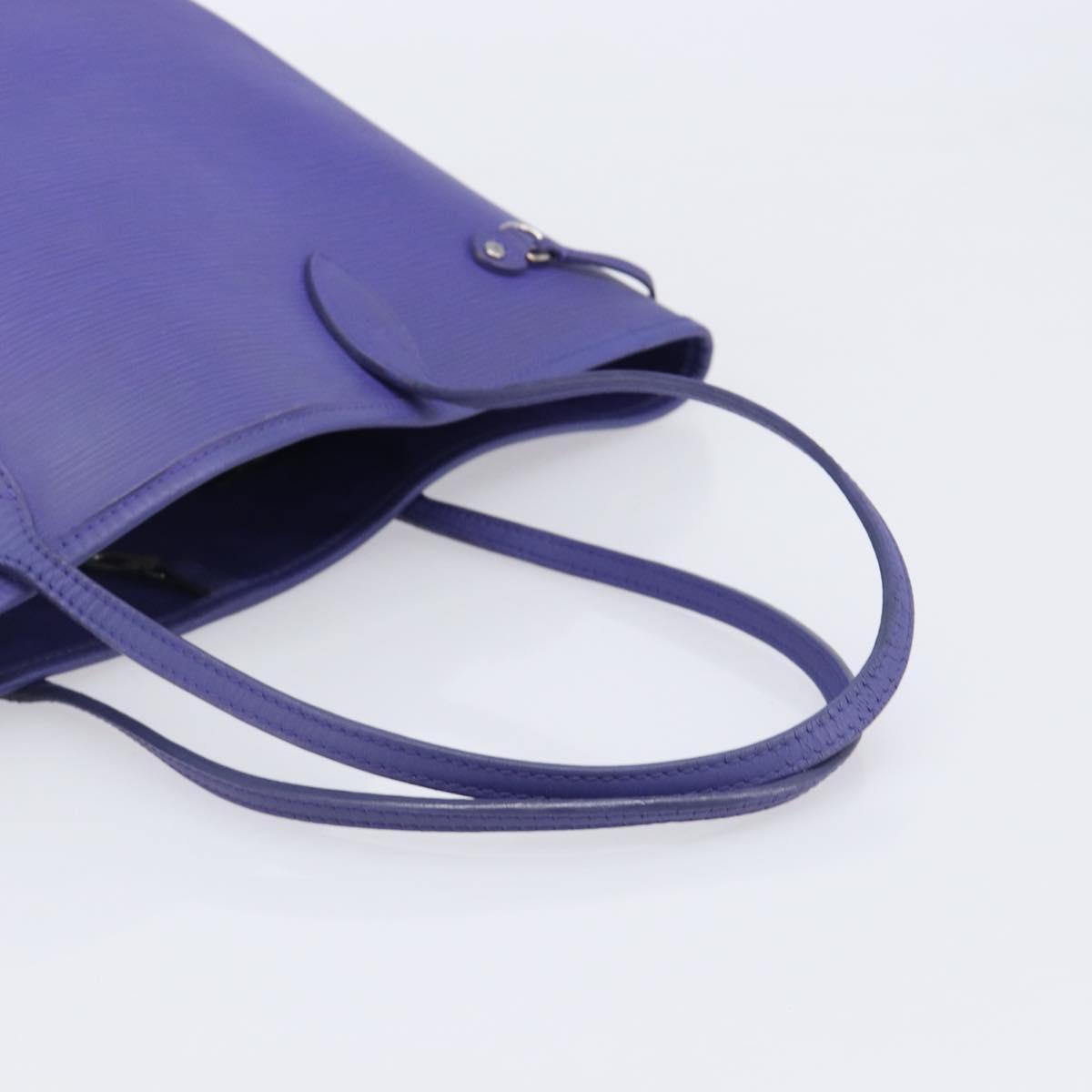 LOUIS VUITTON Epi Neverfull MM Tote Bag Purple Fig M40883 LV Auth BA15540A