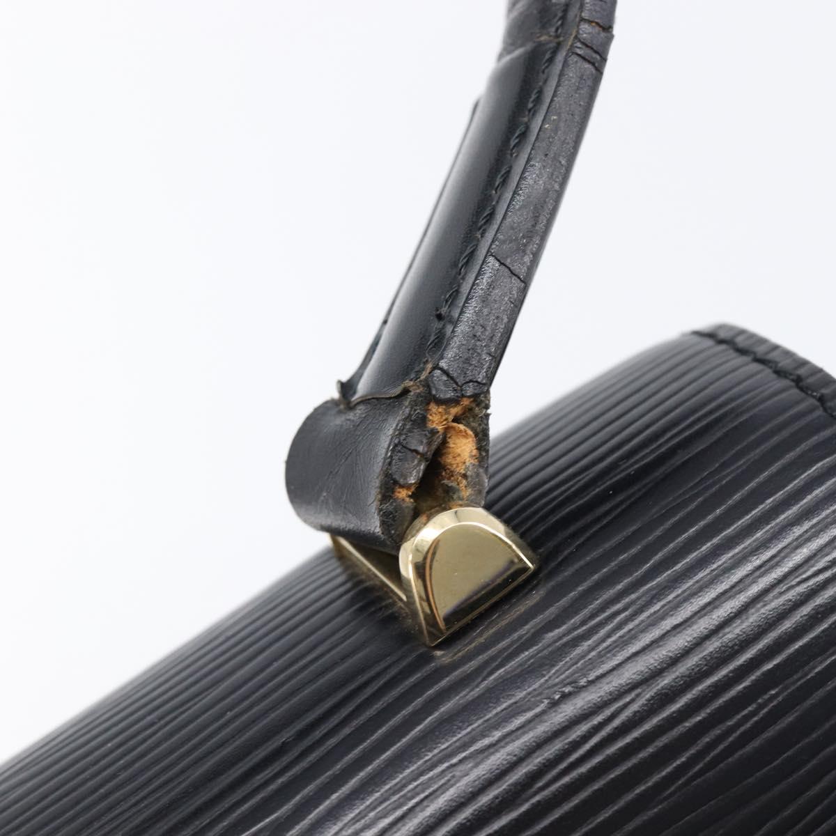 LOUIS VUITTON Epi Malesherbes Hand Bag Black M52372 LV Auth BA15558