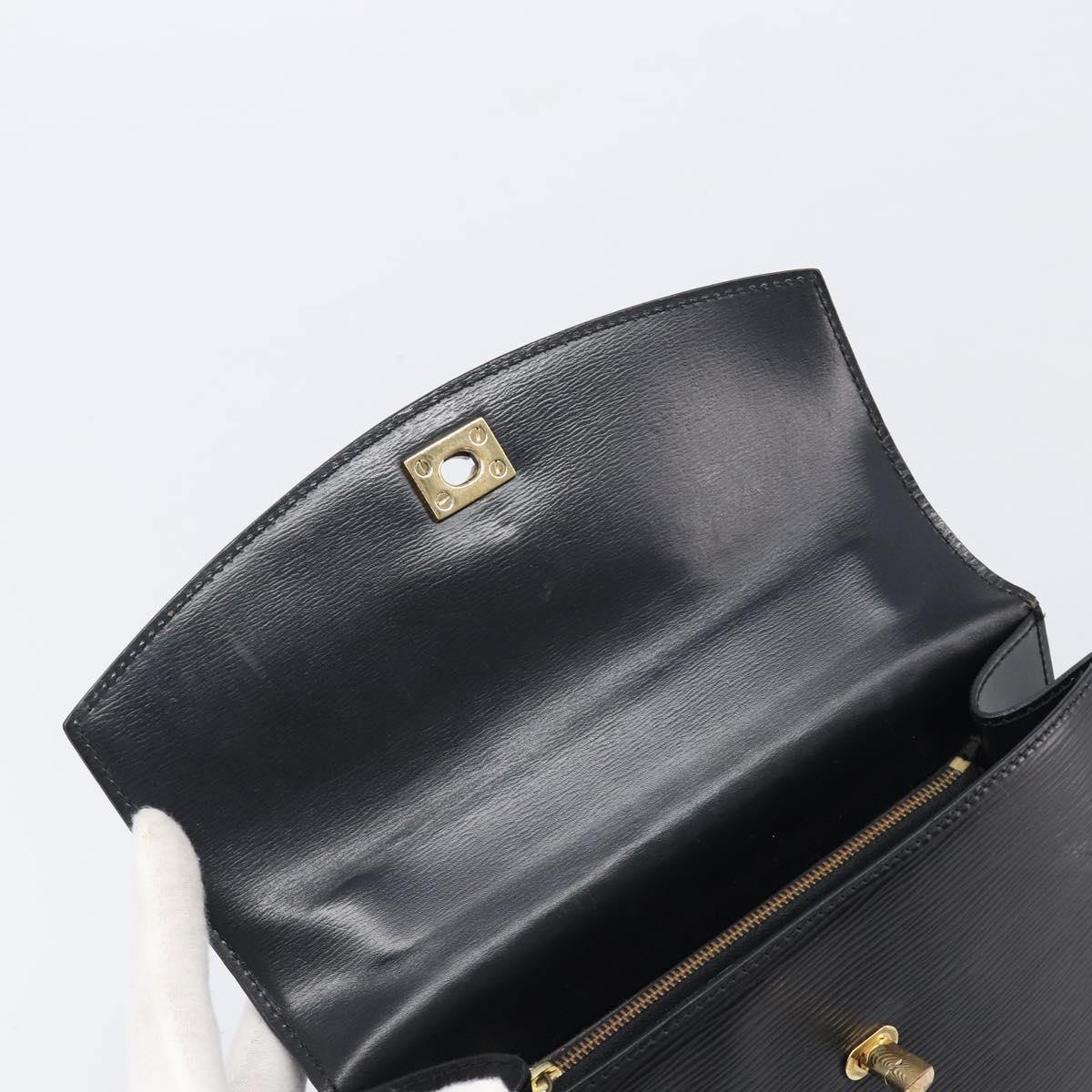LOUIS VUITTON Epi Malesherbes Hand Bag Black M52372 LV Auth BA15558