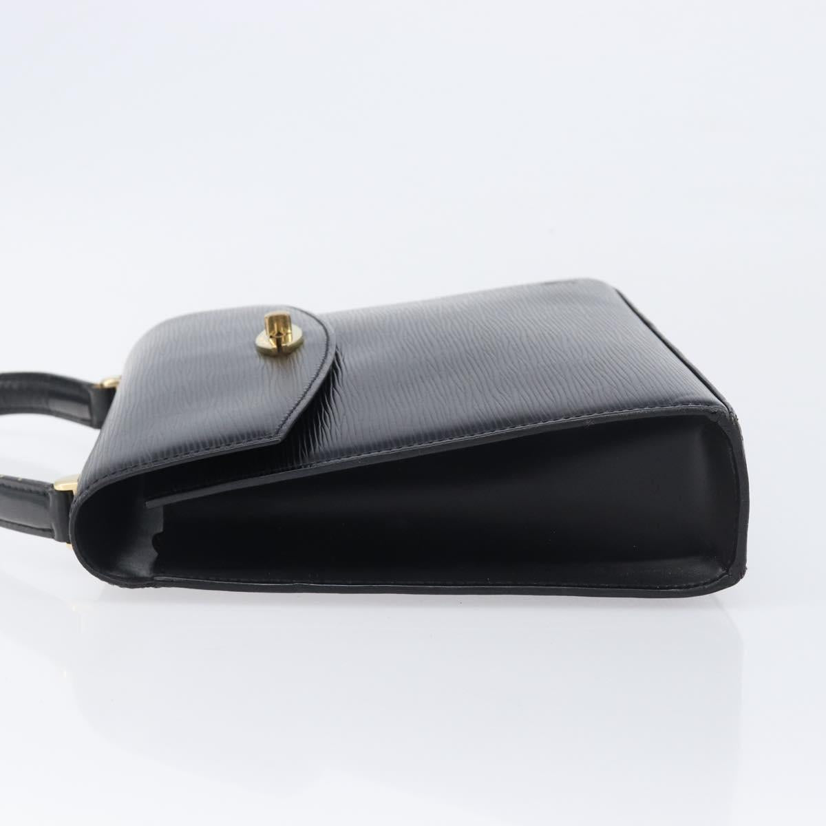 LOUIS VUITTON Epi Malesherbes Hand Bag Black M52372 LV Auth BA15558