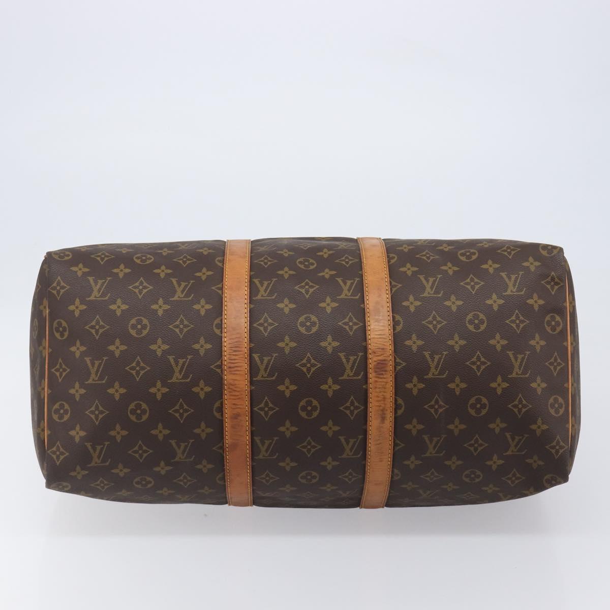 LOUIS VUITTON Monogram Keepall 50 Boston Bag M41426 LV Auth BA15561A