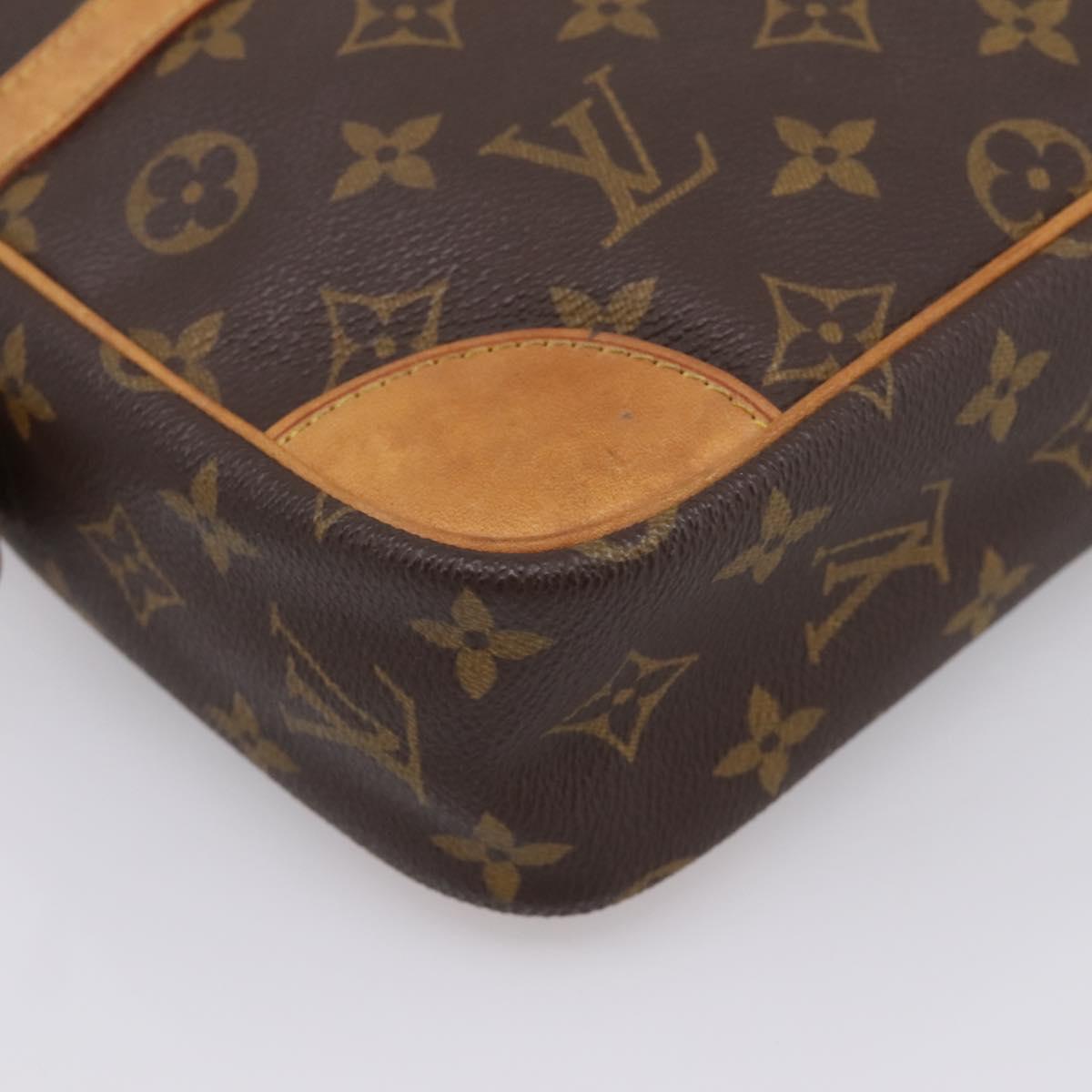 LOUIS VUITTON Monogram Compiegne 28 Clutch Bag M51845 LV Auth BA15562