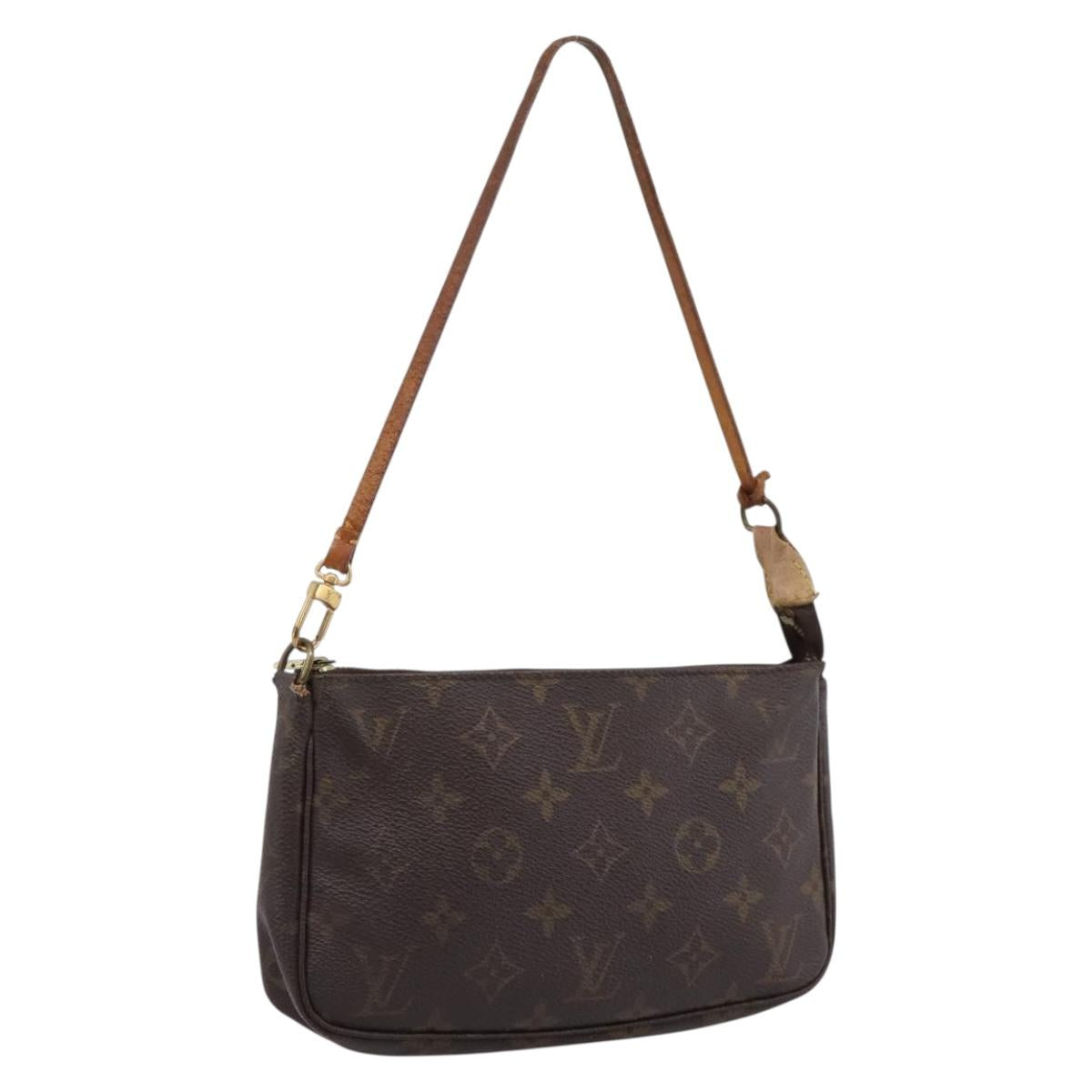 LOUIS VUITTON Monogram Pochette Accessoires Pouch M51980 LV Auth BA15564