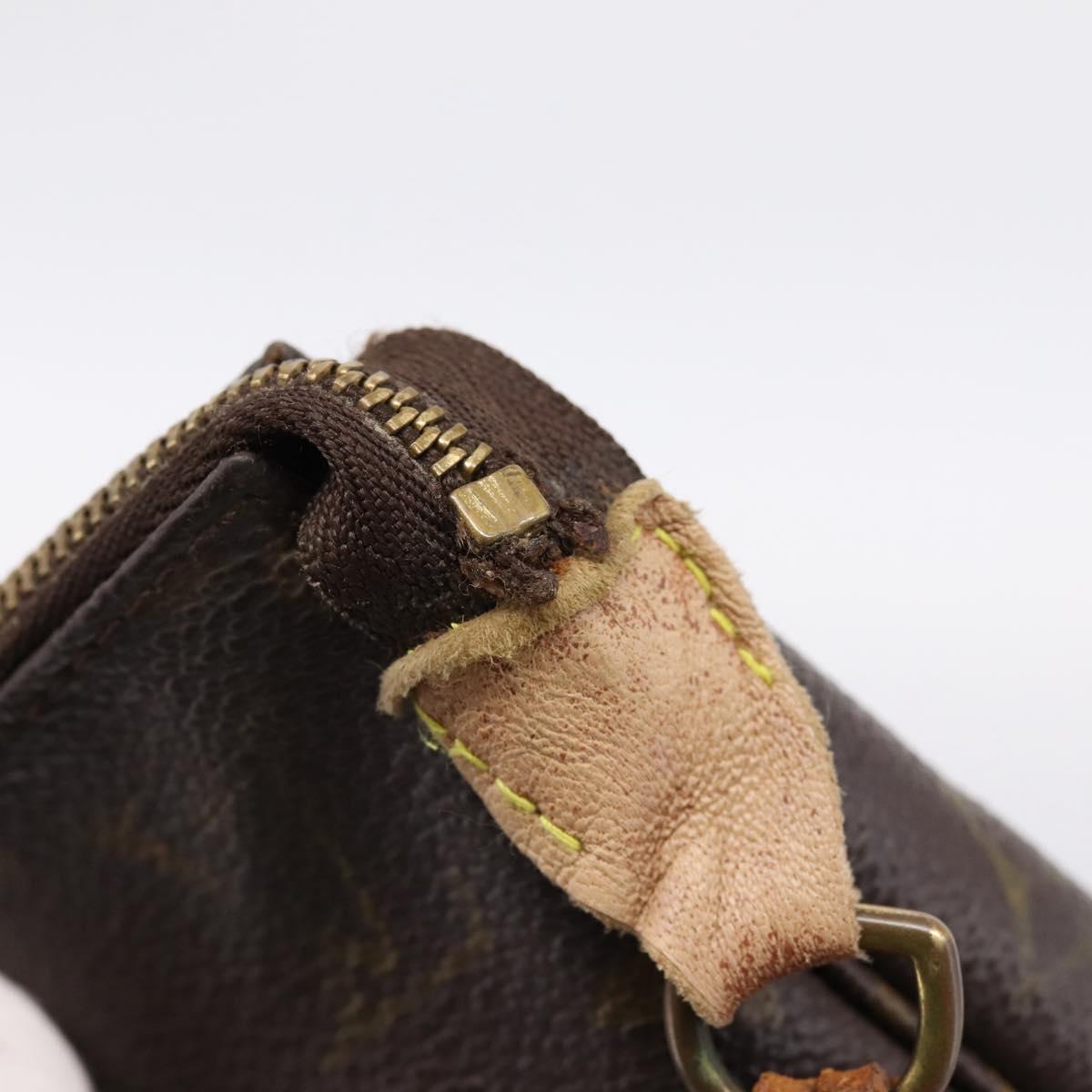 LOUIS VUITTON Monogram Pochette Accessoires Pouch M51980 LV Auth BA15564
