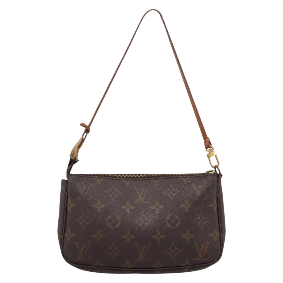 LOUIS VUITTON Monogram Pochette Accessoires Pouch M51980 LV Auth BA15564