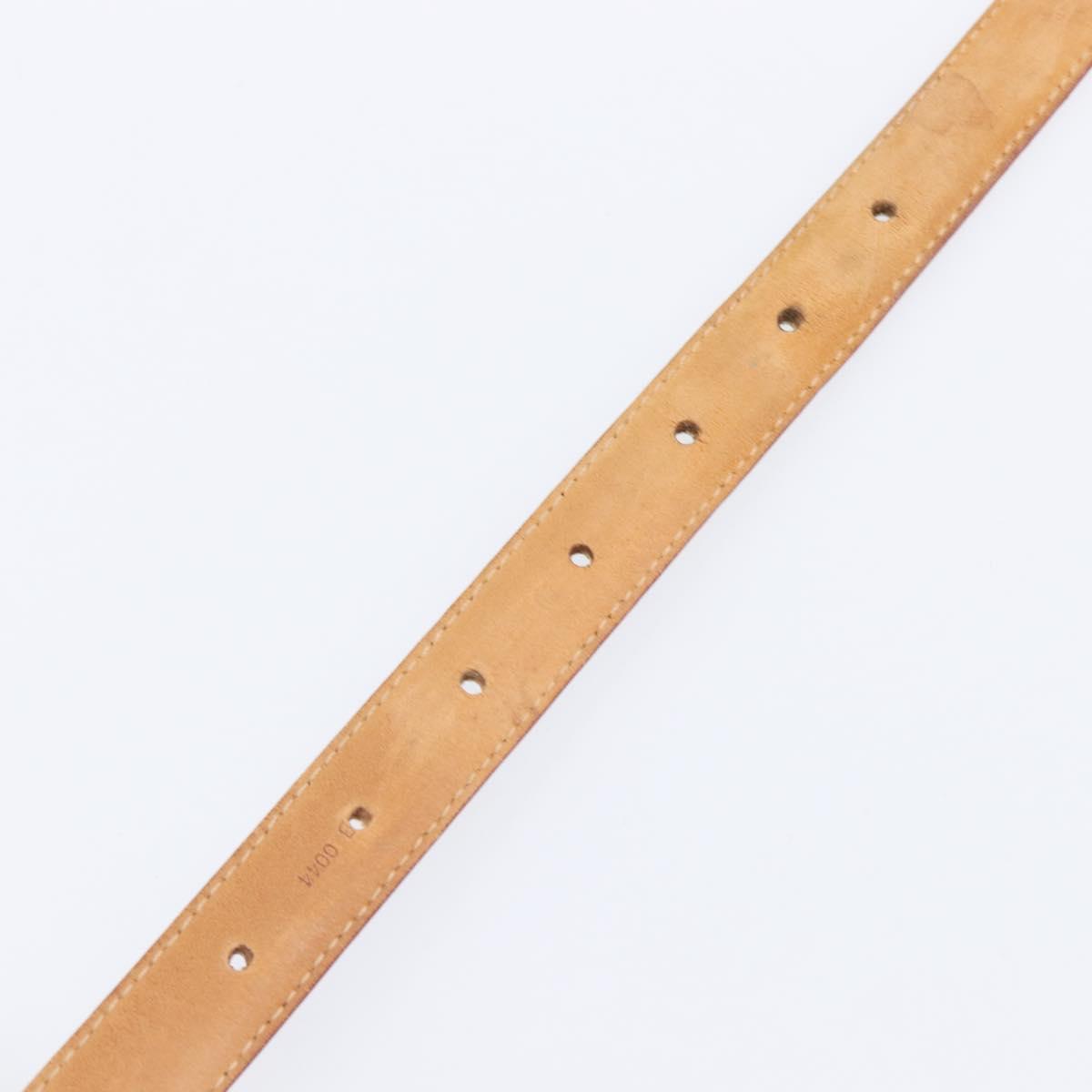 LOUIS VUITTON Monogram Multicolor Ceinture Carre Belt White M9272 Auth BA15567