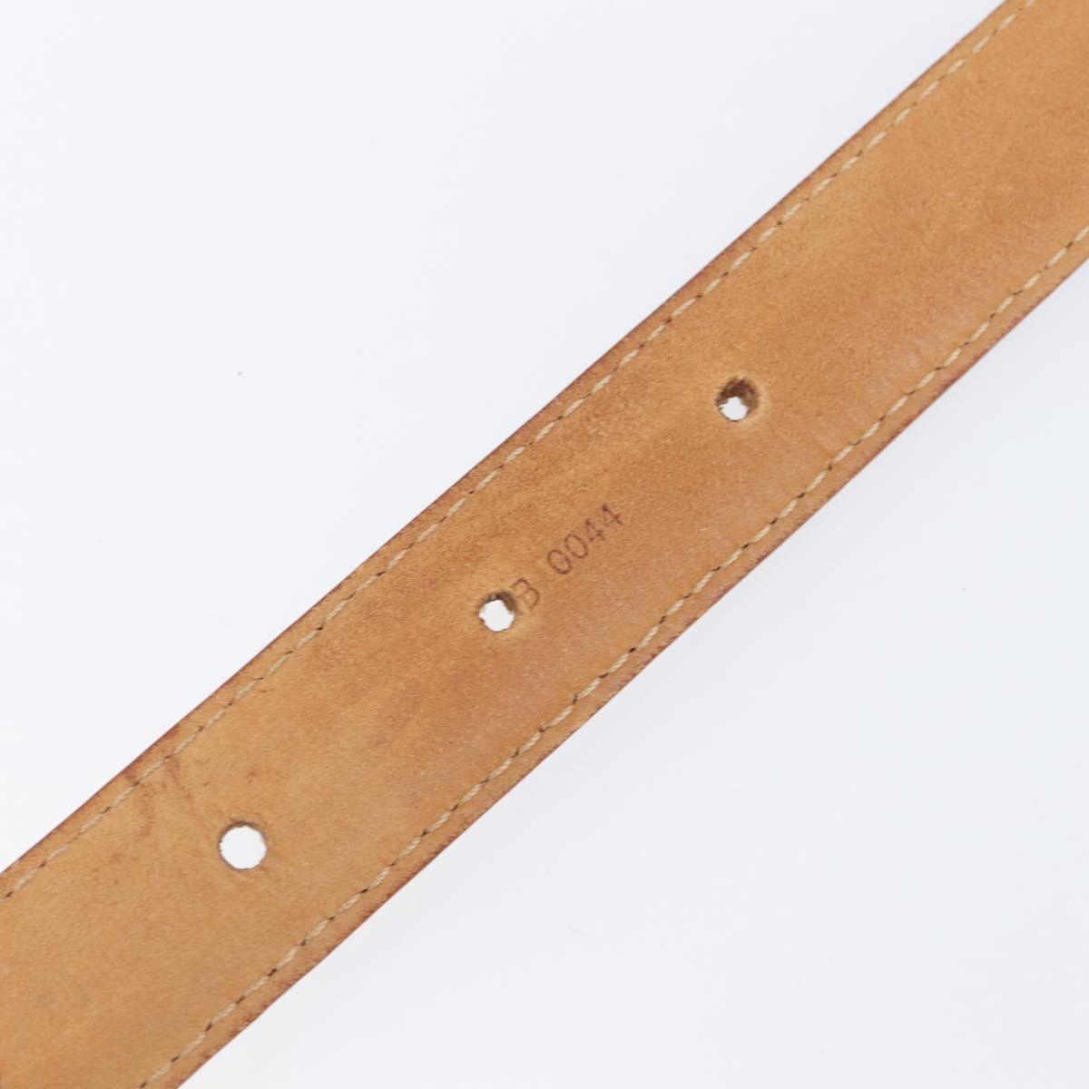 LOUIS VUITTON Monogram Multicolor Ceinture Carre Belt White M9272 Auth BA15567