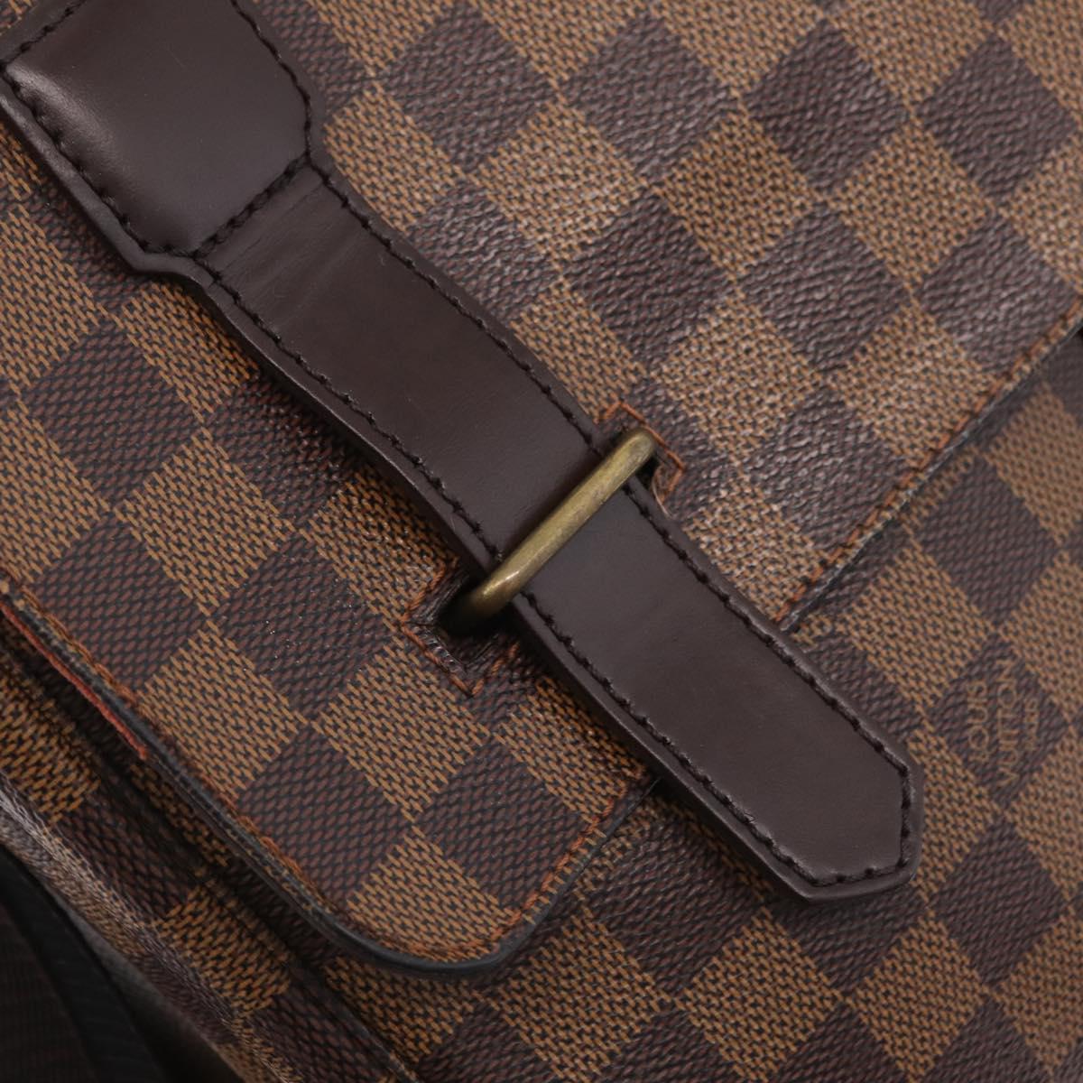 LOUIS VUITTON Damier Ebene Broadway Shoulder Bag N42270 LV Auth BA15571