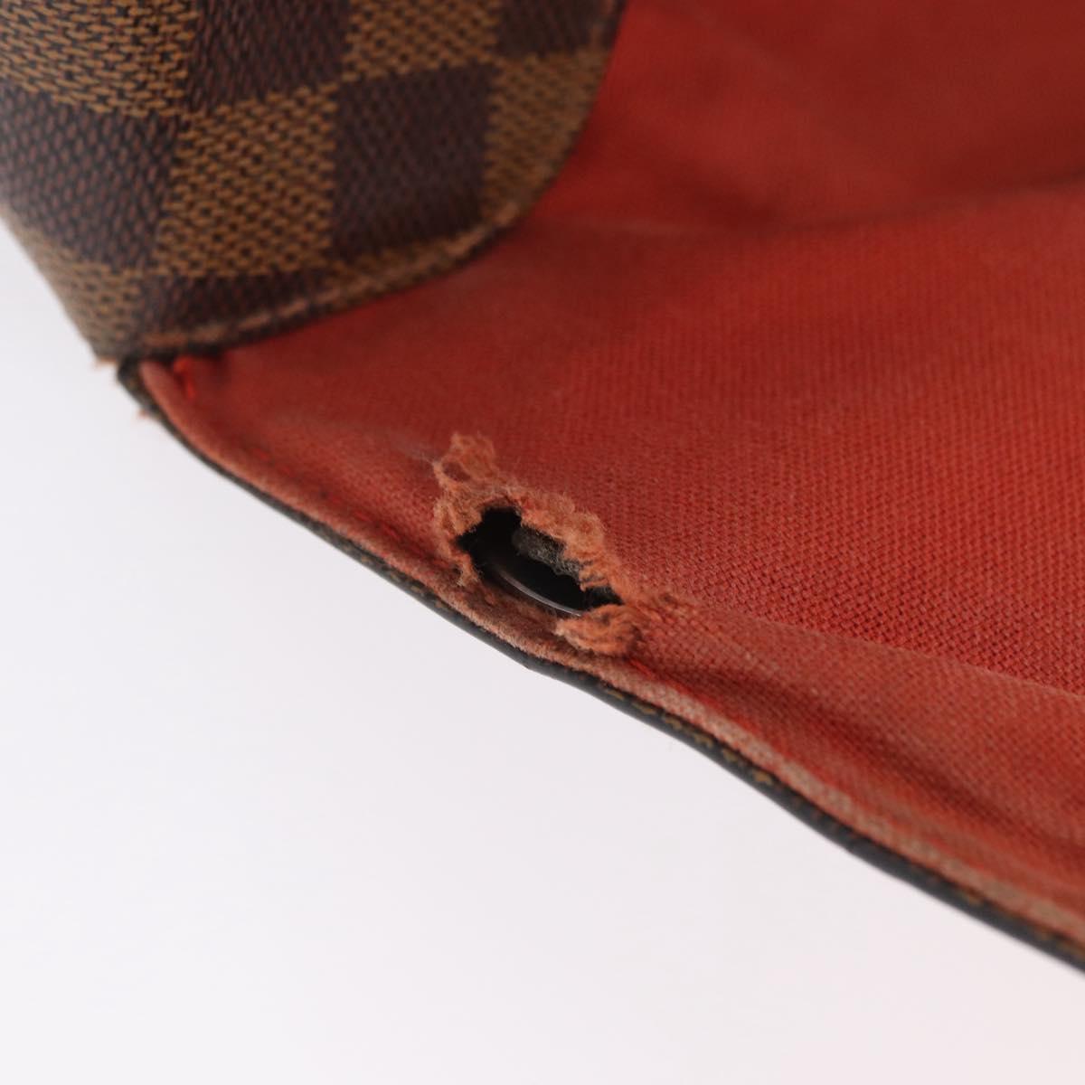LOUIS VUITTON Damier Ebene Broadway Shoulder Bag N42270 LV Auth BA15571