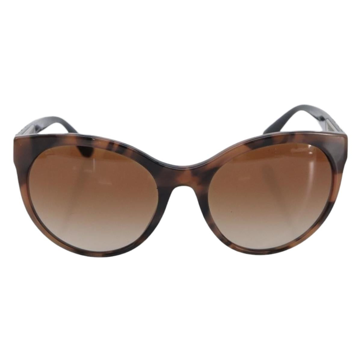 BURBERRY Glasses Sunglasses Plastic 3 Set Brown Gold Auth BA15576