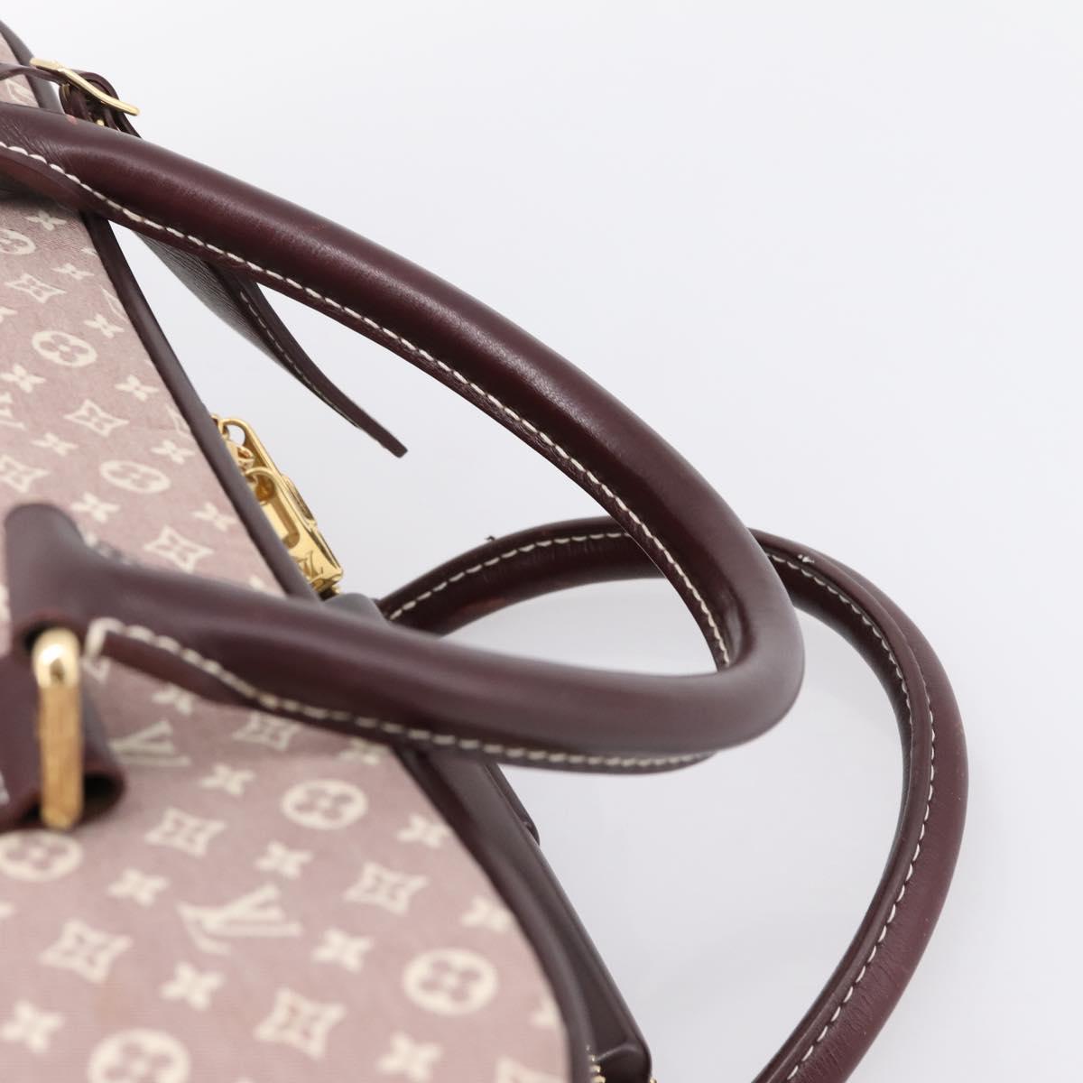 LOUIS VUITTON Monogram Idylle Epope Boston Bag Sepia M23208 LV Auth BA15581