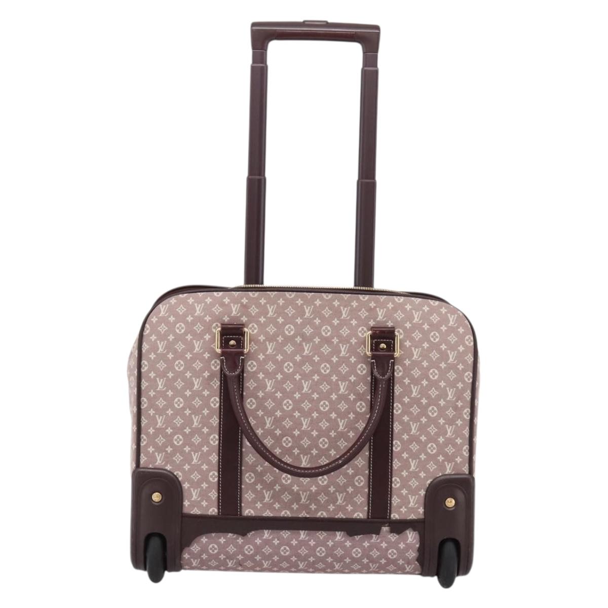 LOUIS VUITTON Monogram Idylle Epope Boston Bag Sepia M23208 LV Auth BA15581