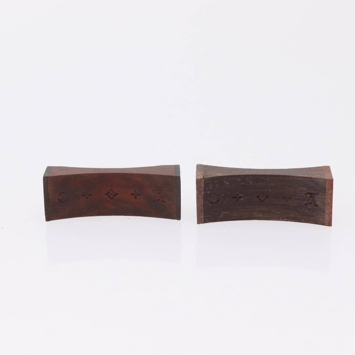 LOUIS VUITTON Baguette Chop Stick Set Wood VIP Only Brown M99171 Auth BA15582V