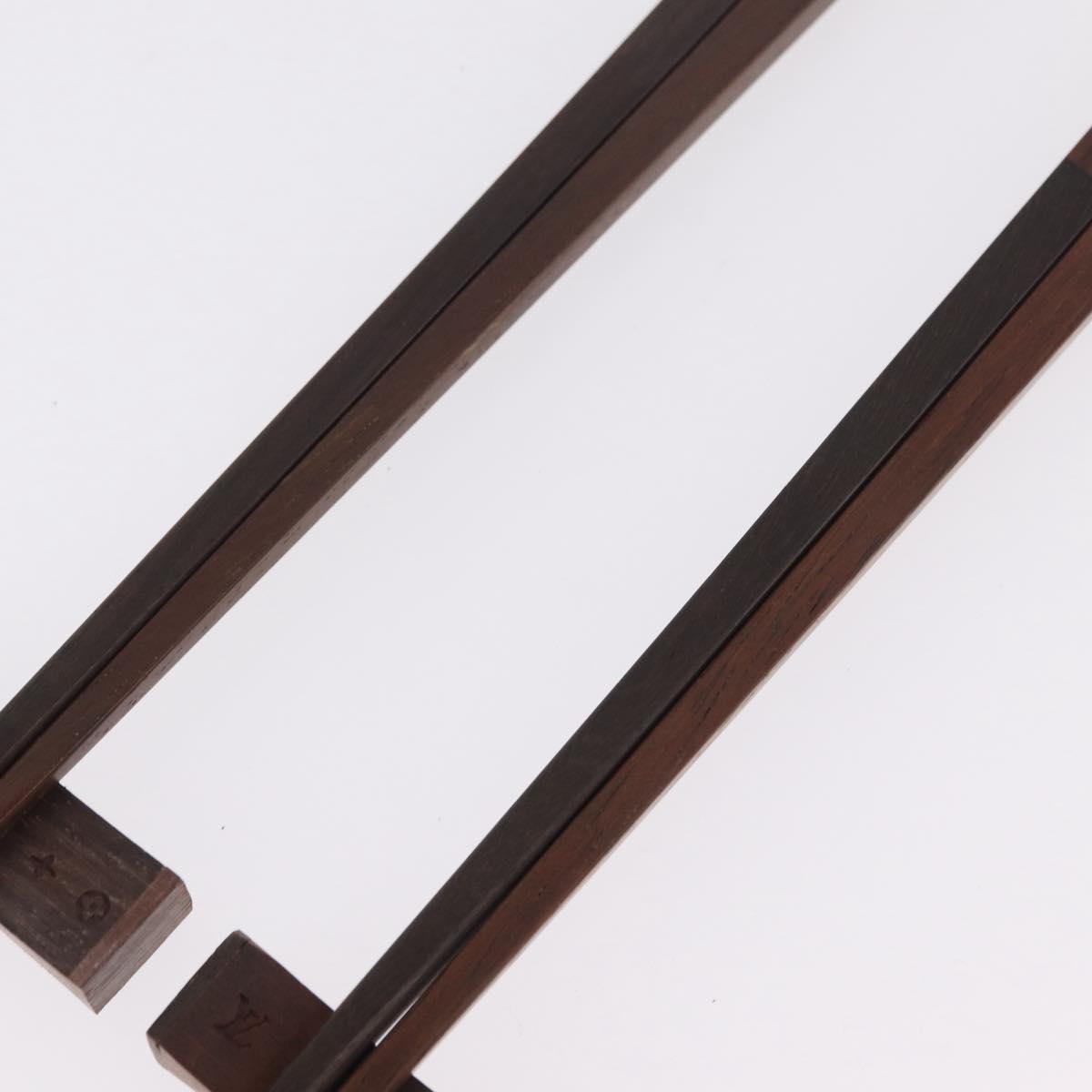 LOUIS VUITTON Baguette Chop Stick Set Wood VIP Only Brown M99171 Auth BA15582V