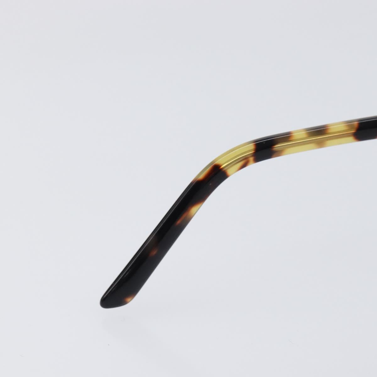 PRADA Sunglasses Metal Brown Silver Auth BA15585